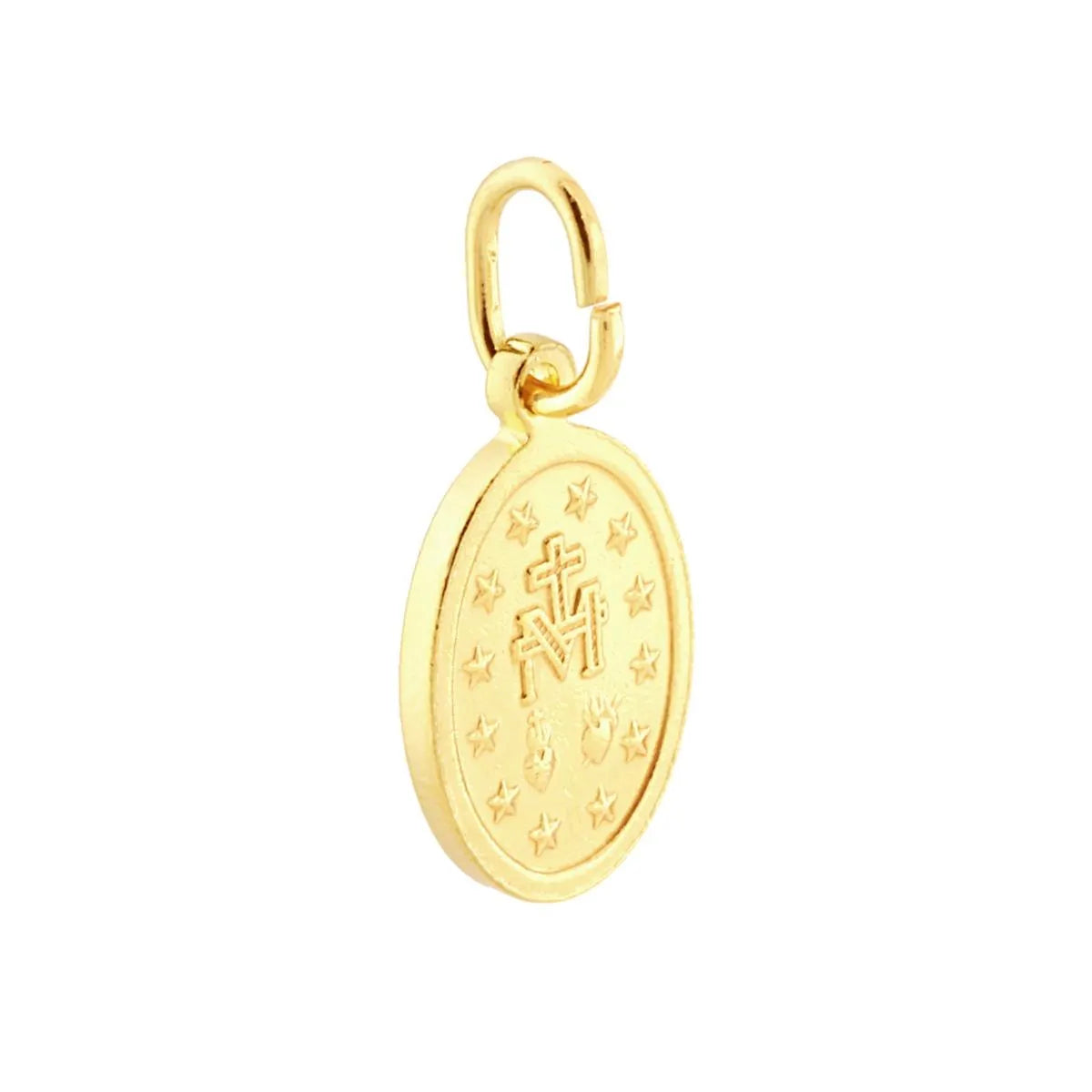 Collana Medaglia Miracolosa - Argento 925 galvanica Oro