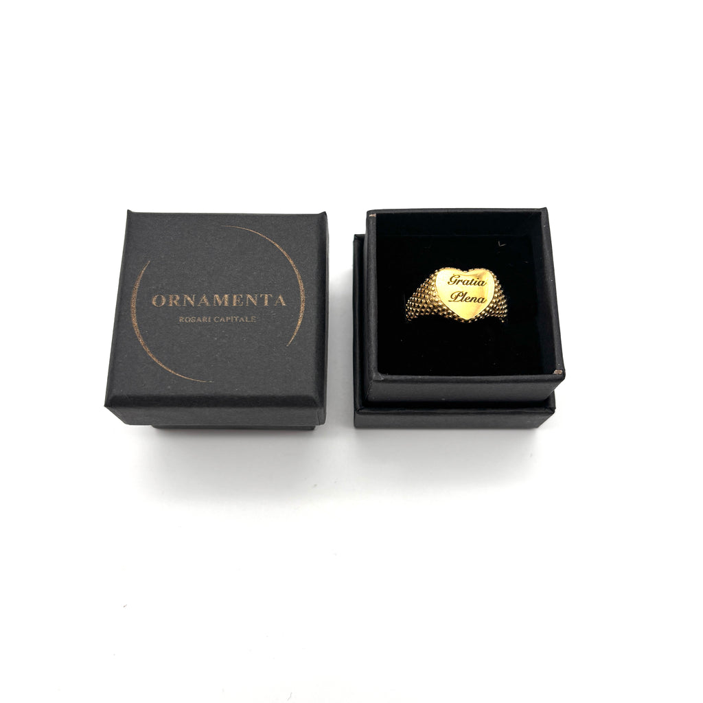 Anello Gratia Plena - oro