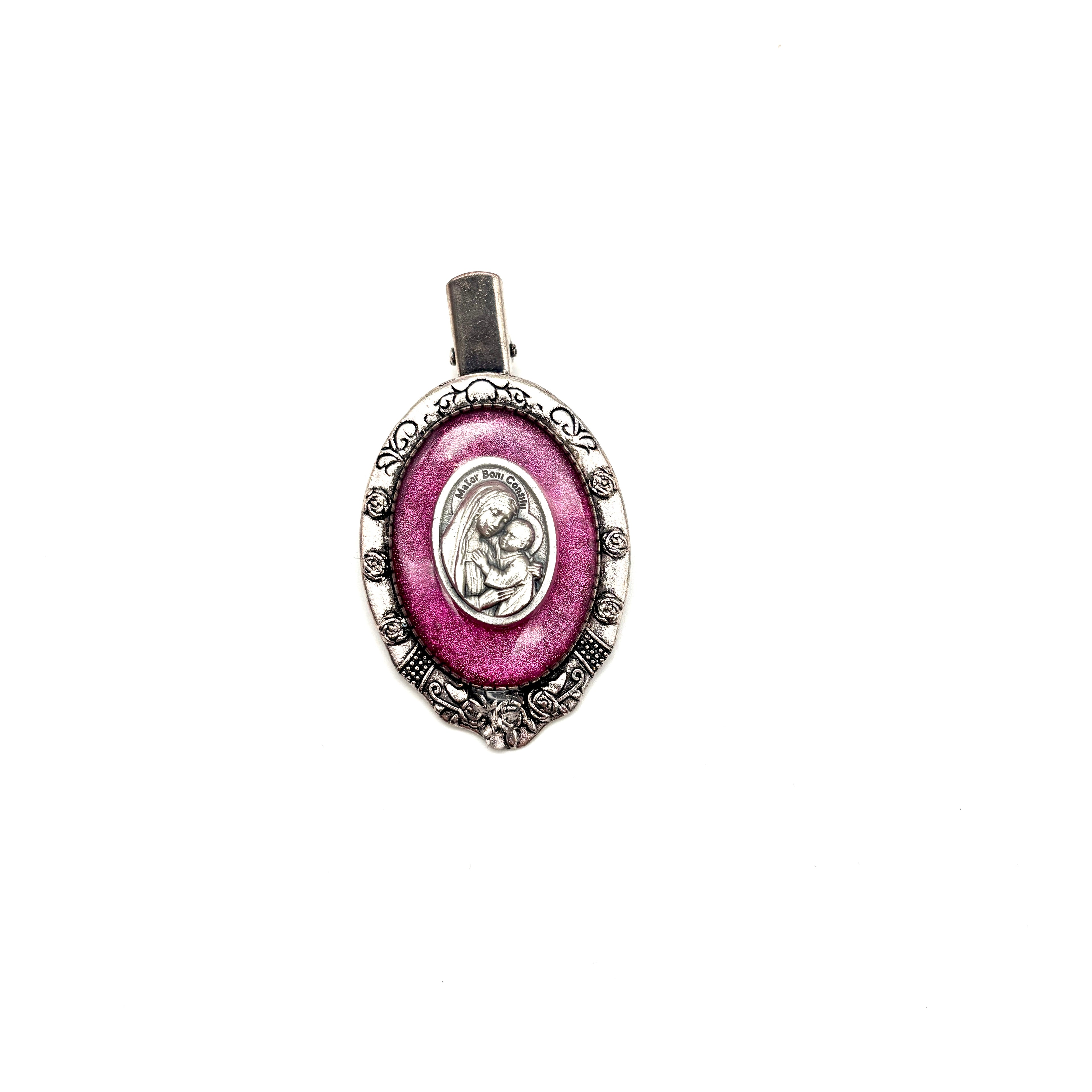 Spilla Rosa Madonna del Buon Consiglio - Lux Consilii
