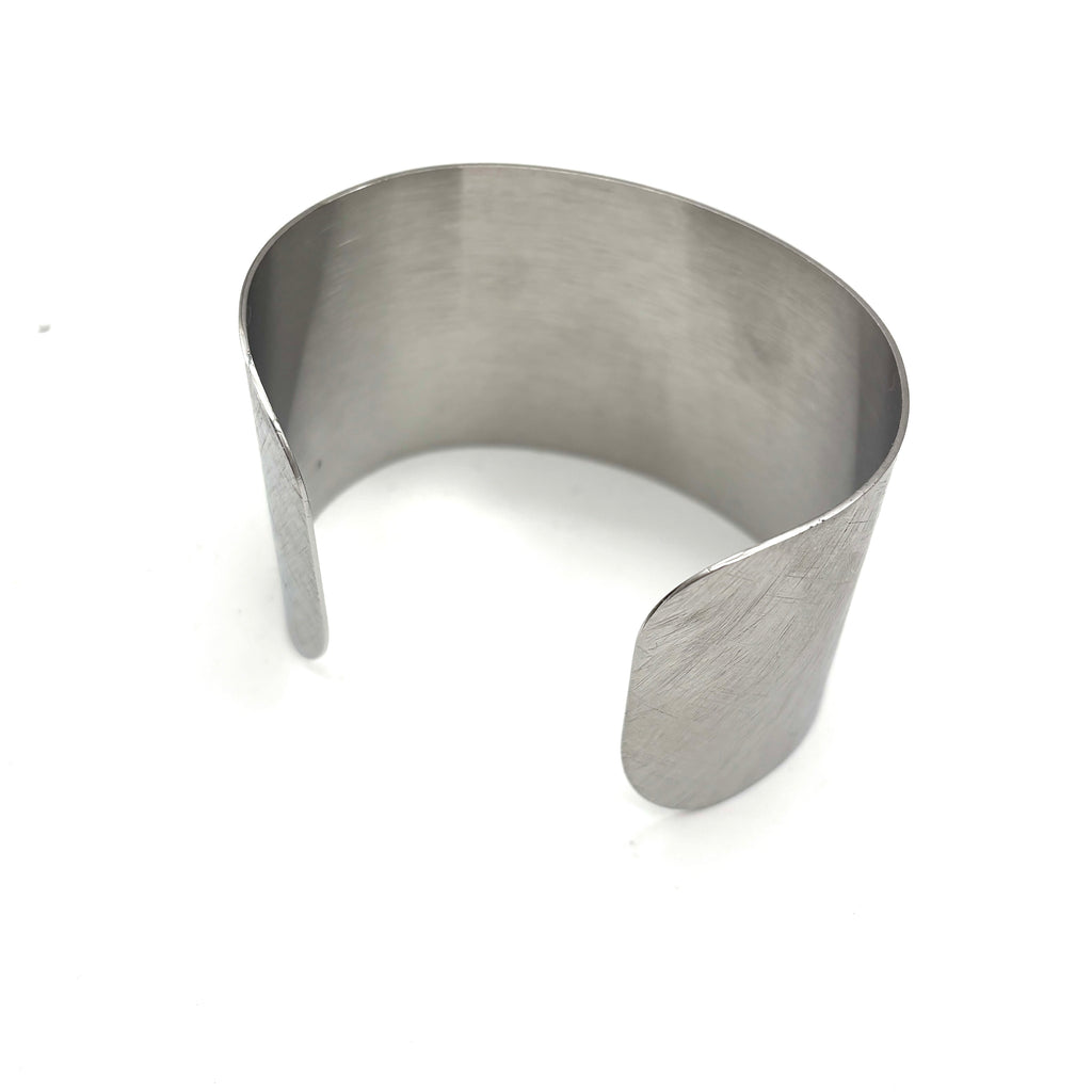 Bracciale fascia Croce Argentato