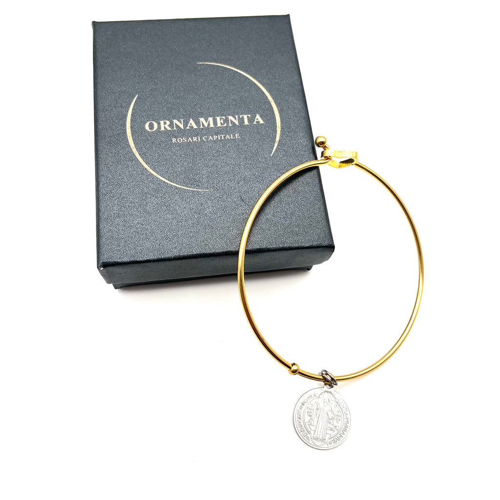 Bracciale in acciaio- Puris Gold