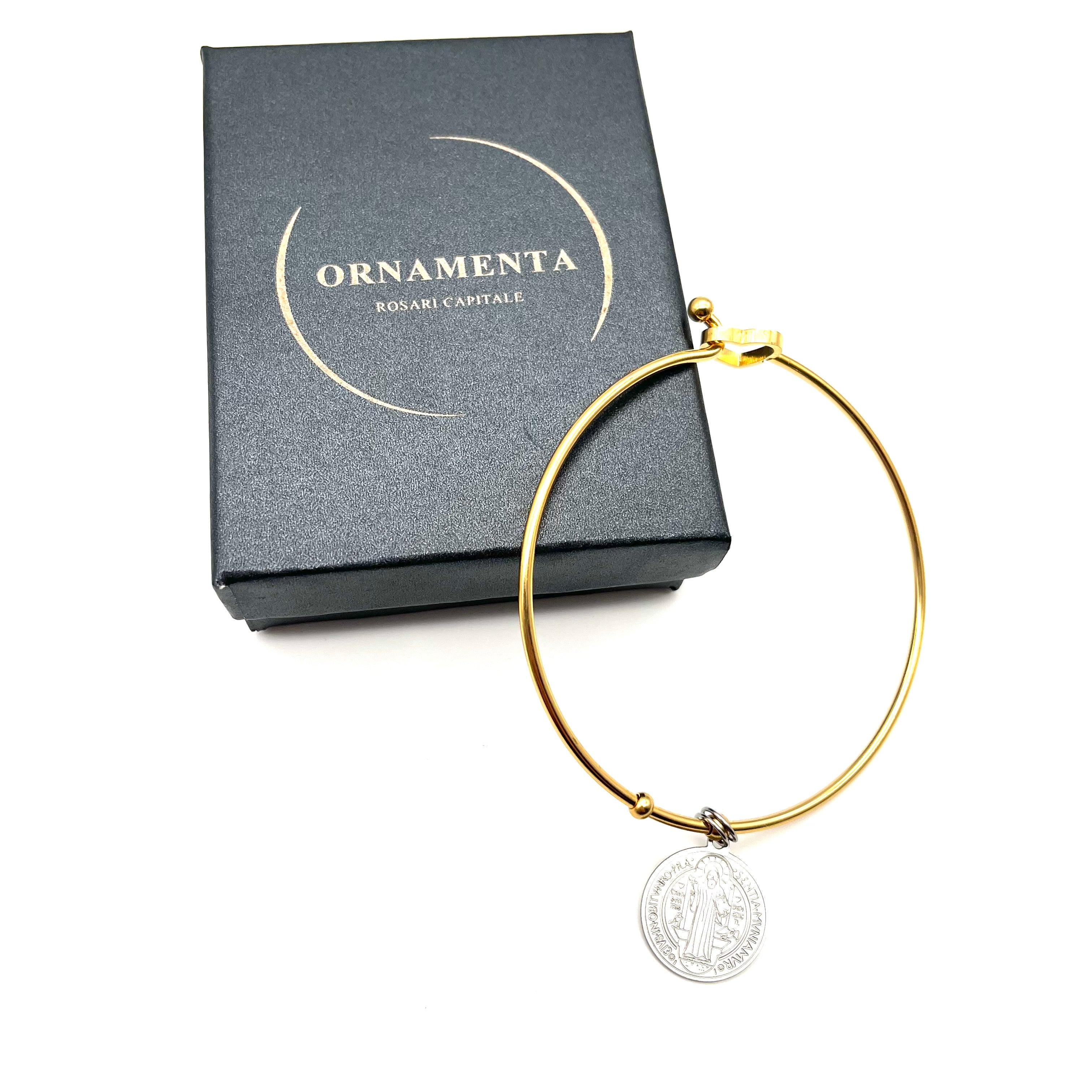 Bracciale in acciaio- Puris Gold