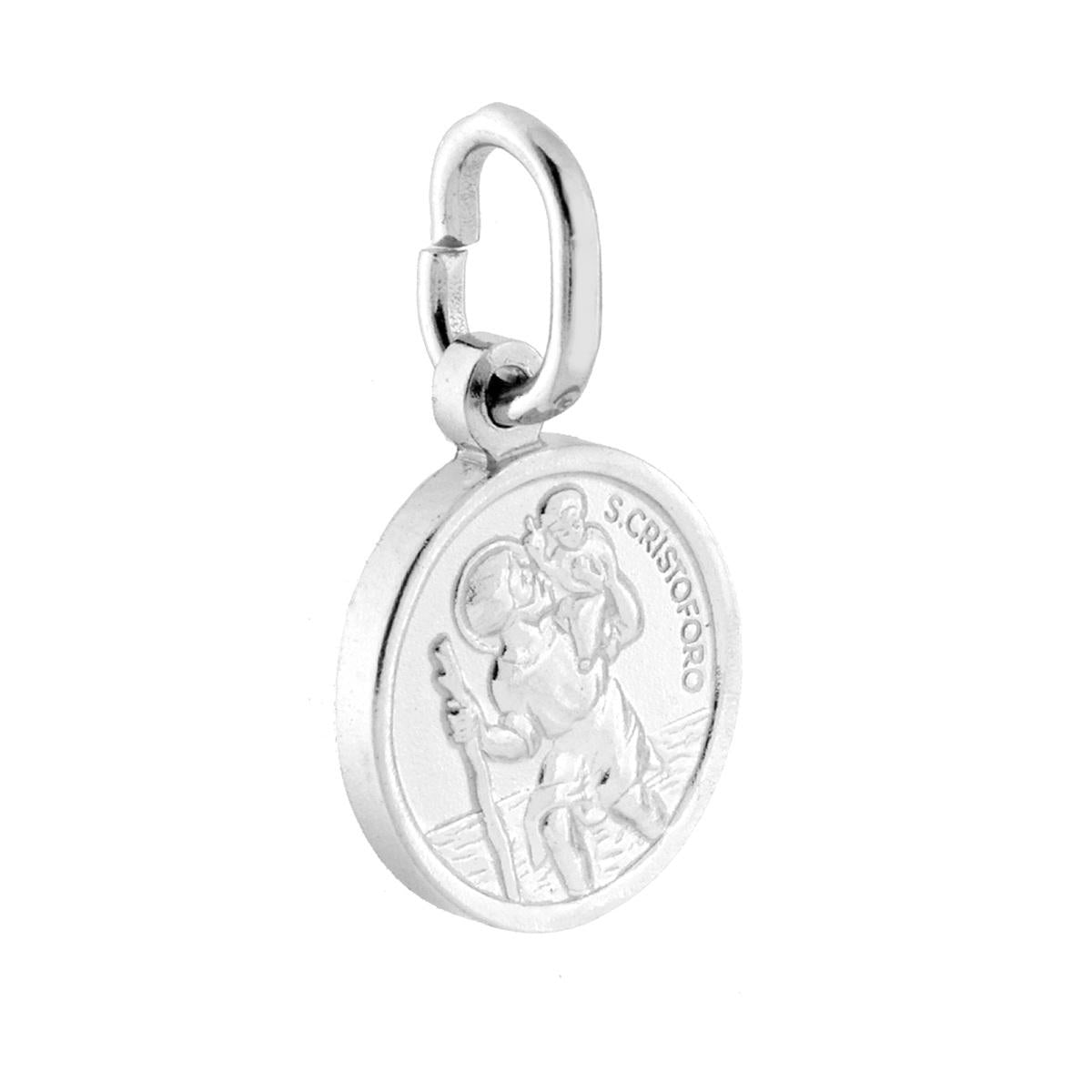 Collana con ciondolo in Argento 925 - San Cristoforo