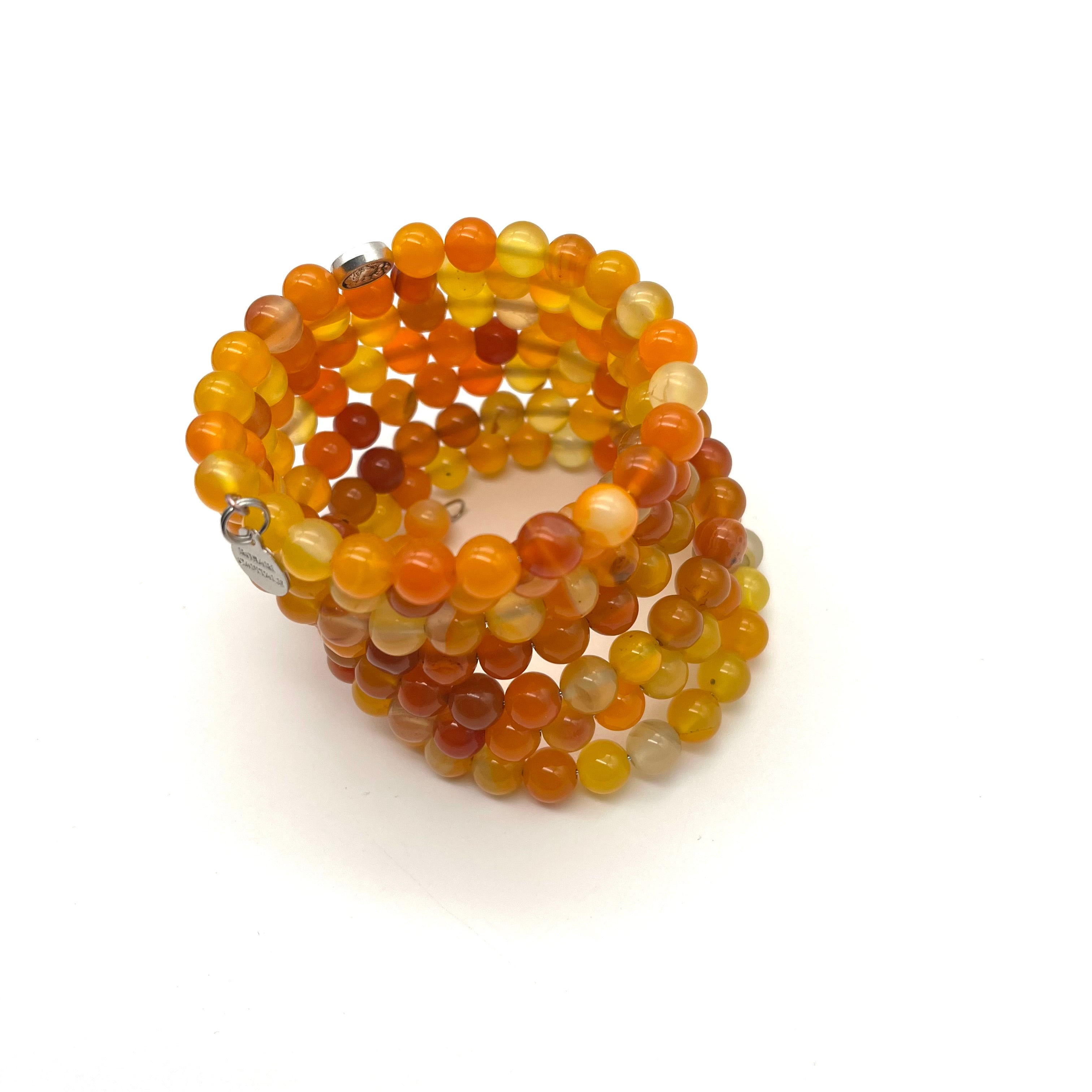 Bracciale armonico in corniola - Gaudium Ignitum