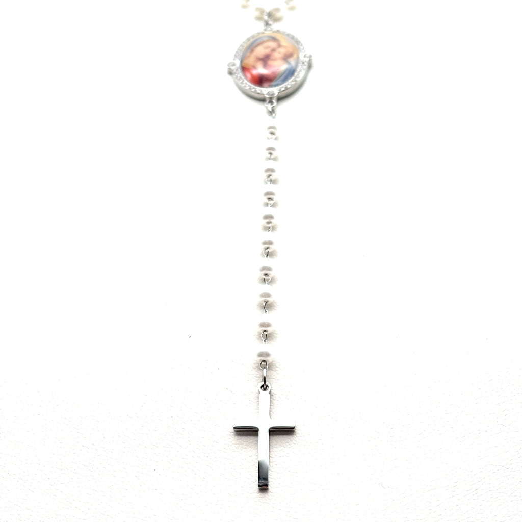 Collana Medaglione Madonna con Bambino Gesù