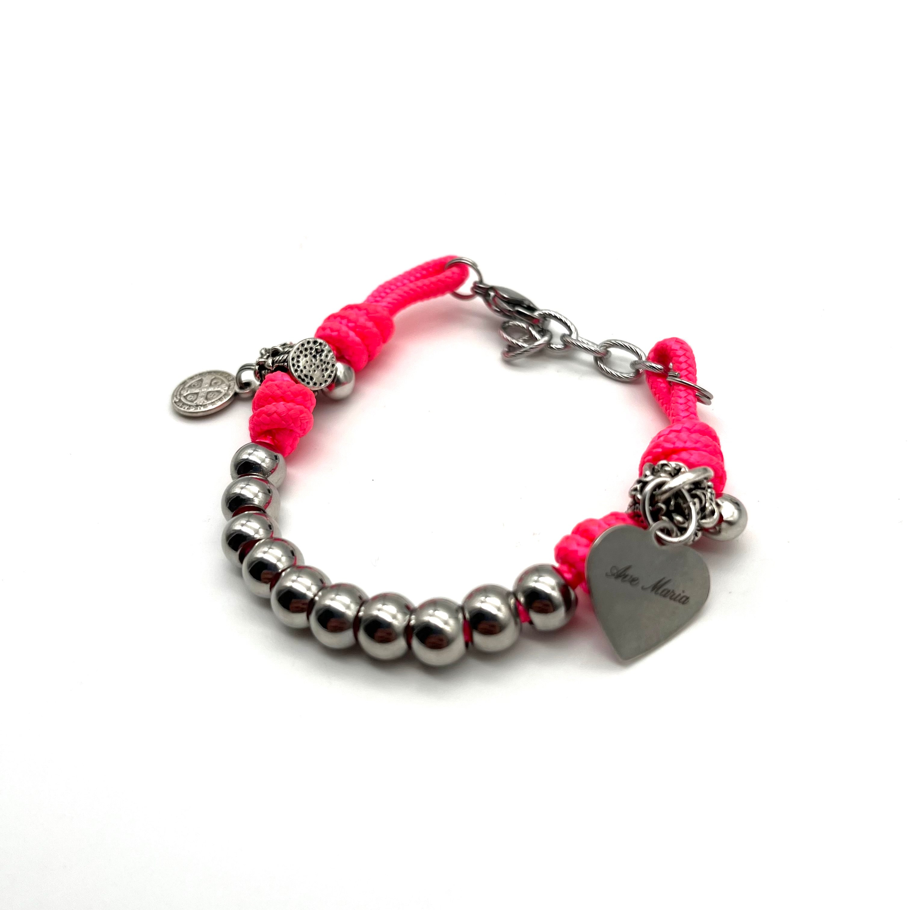 Bracciale in acciaio - Rosa Mariae