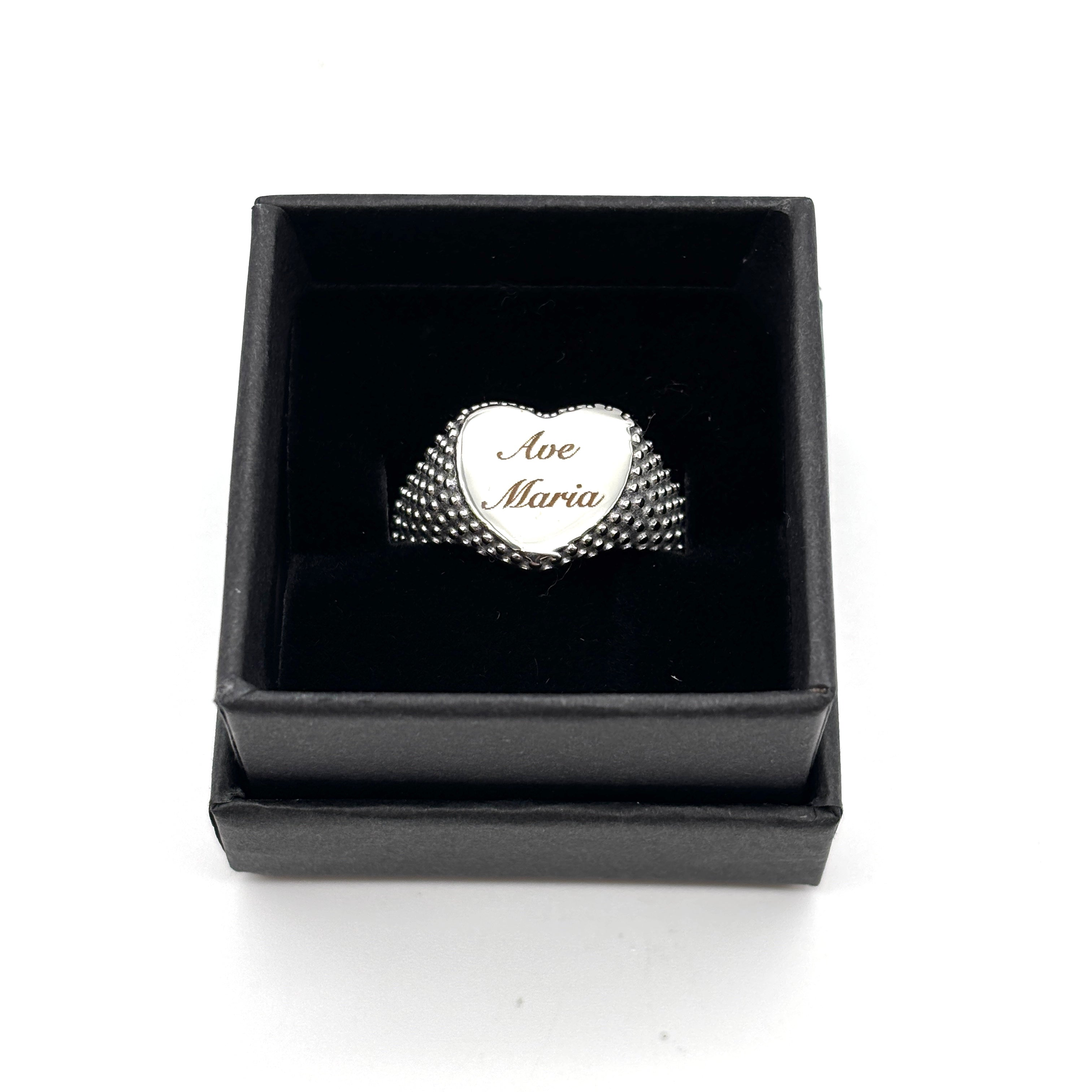 Anello Ave Maria - argento