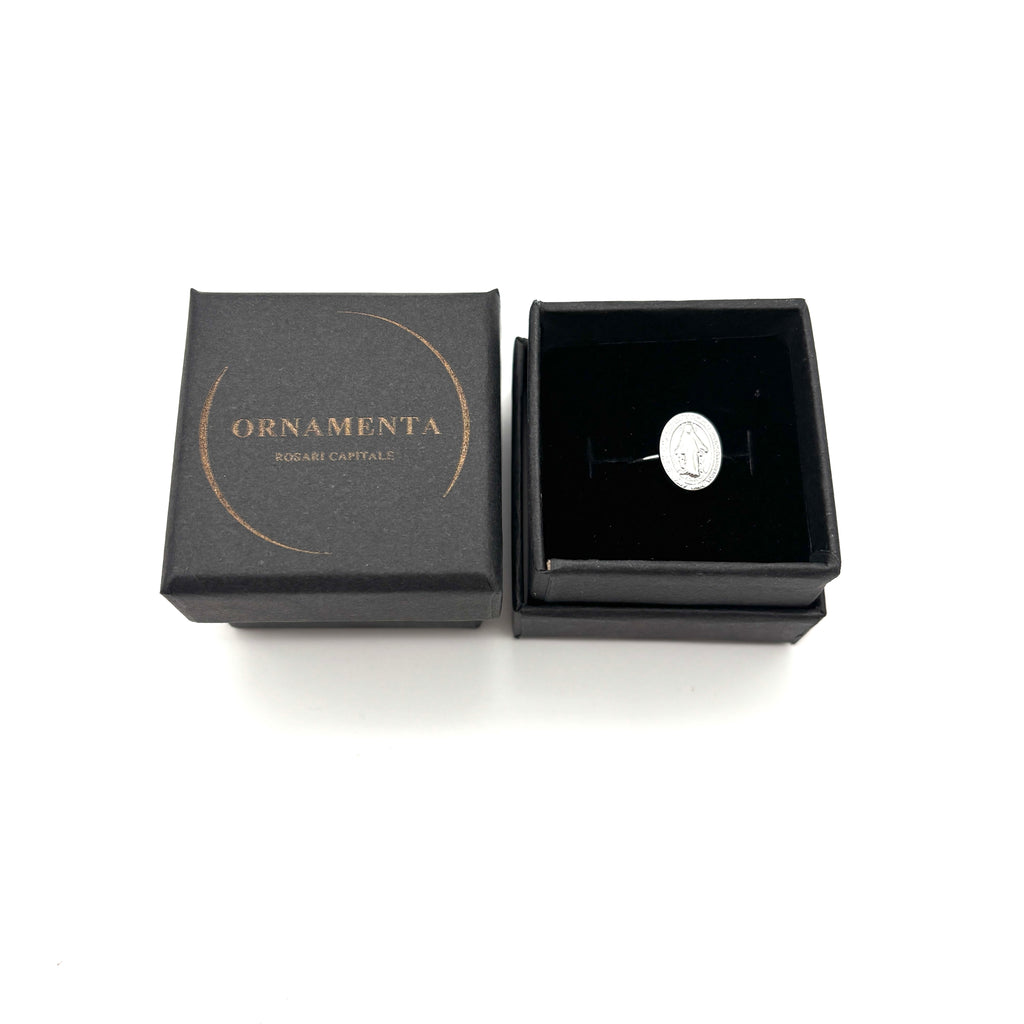 Anello Medaglia Miracolosa - argento