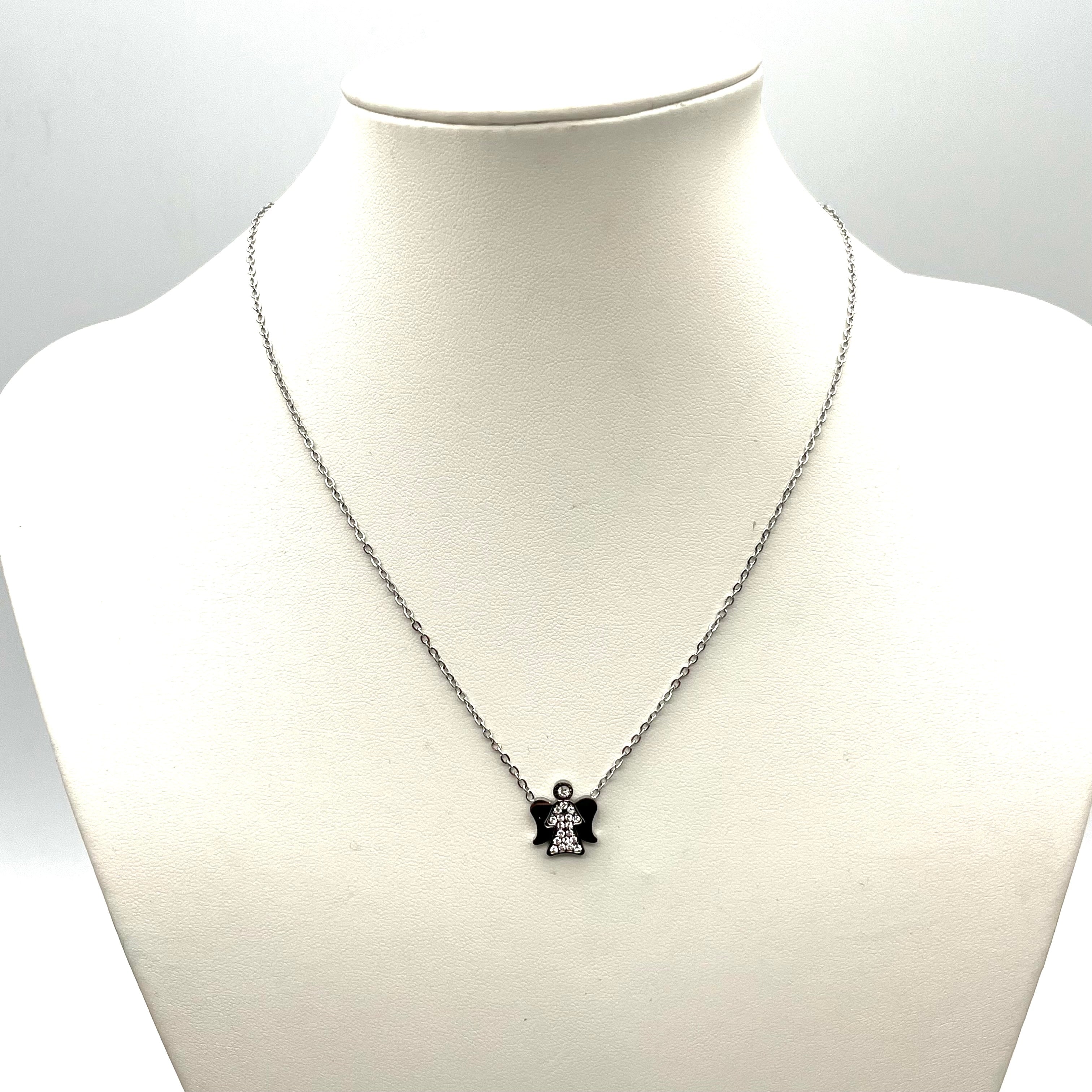 Collana Angelo custode silver – Acciaio inox