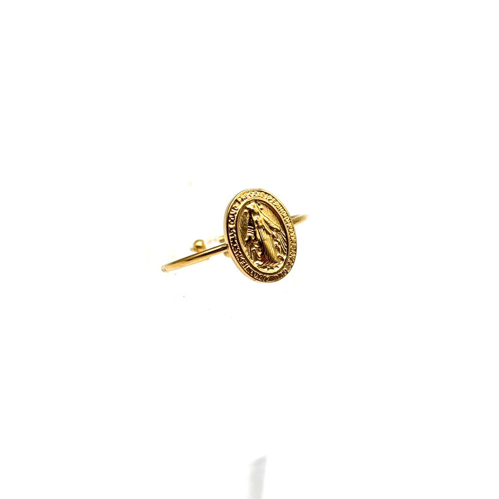 Anello Medaglia Miracolosa - oro