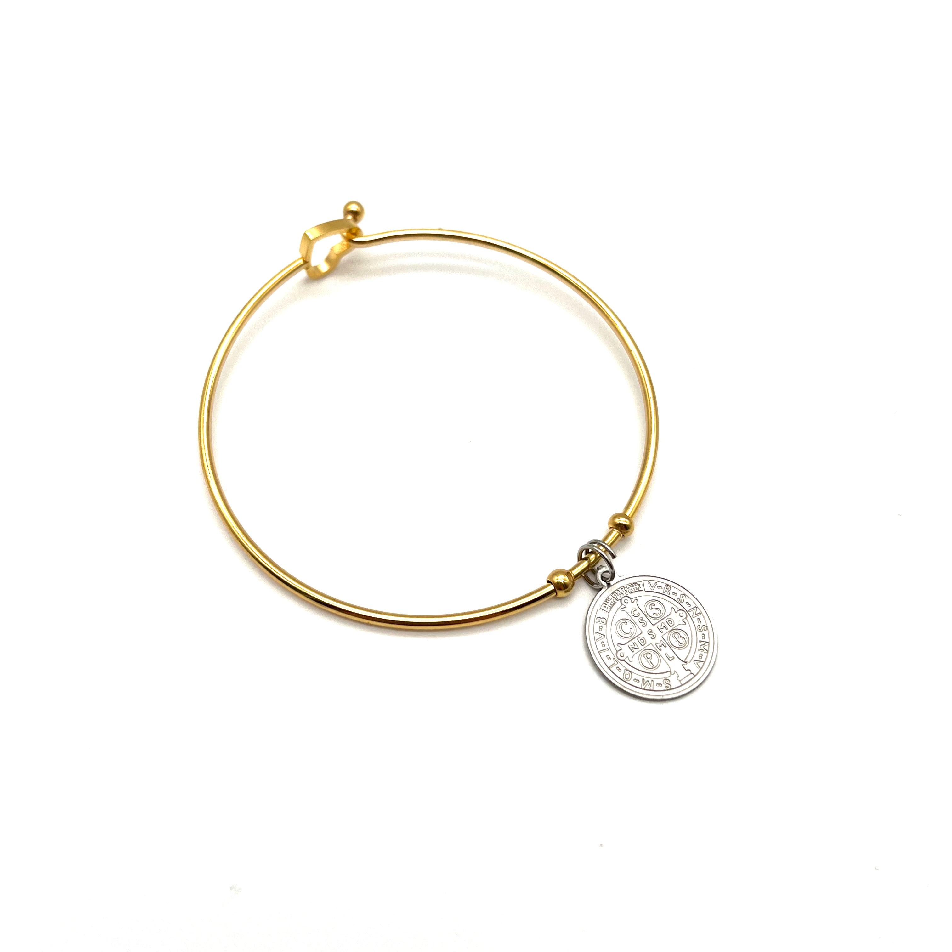 Bracciale in acciaio- Puris Gold