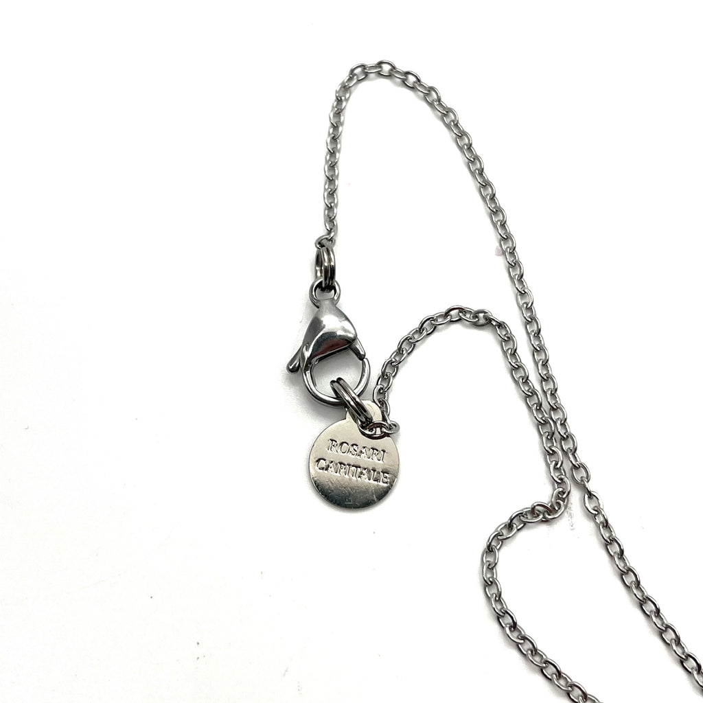 Collana in acciaio - Crux Misericordiae