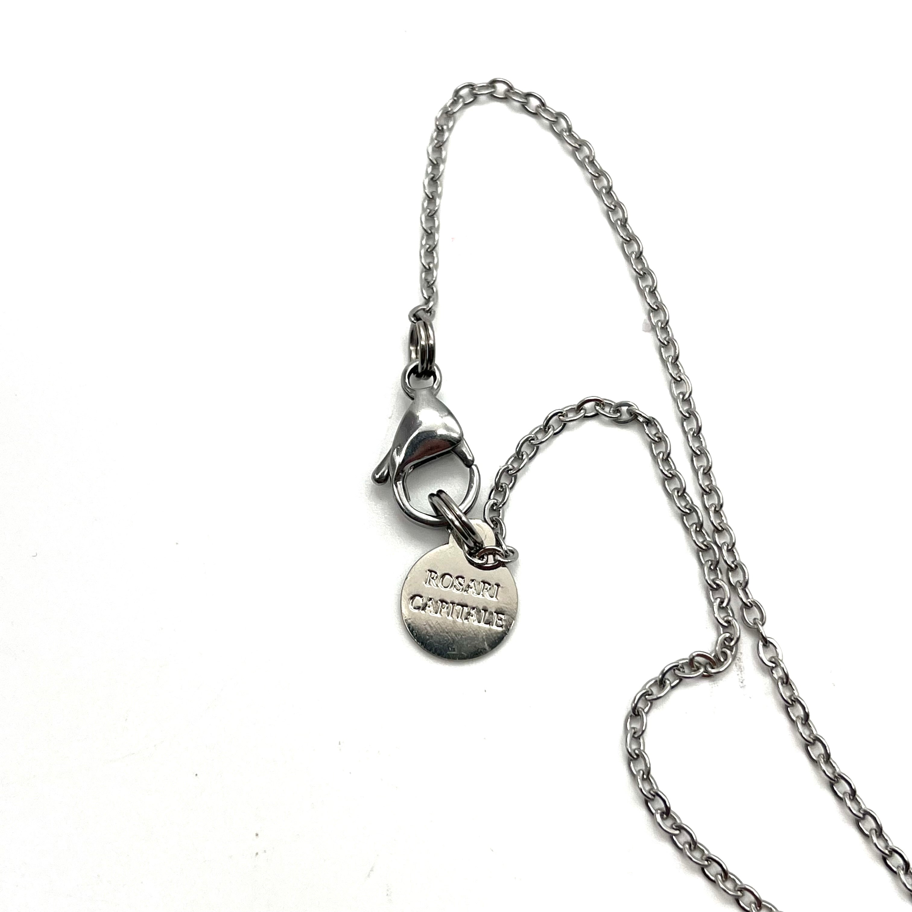 Collana in acciaio - Crux Misericordiae