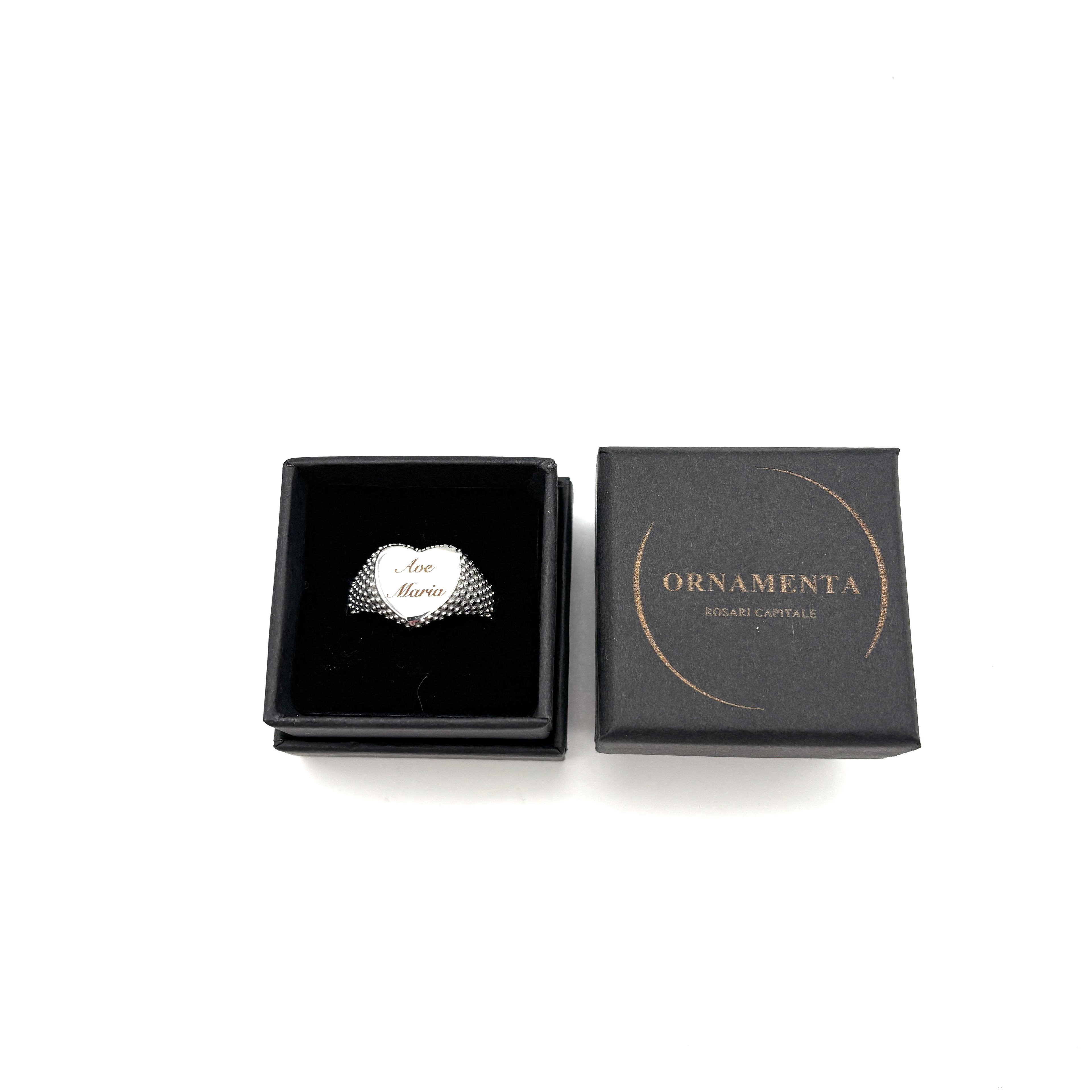 Anello Ave Maria - argento