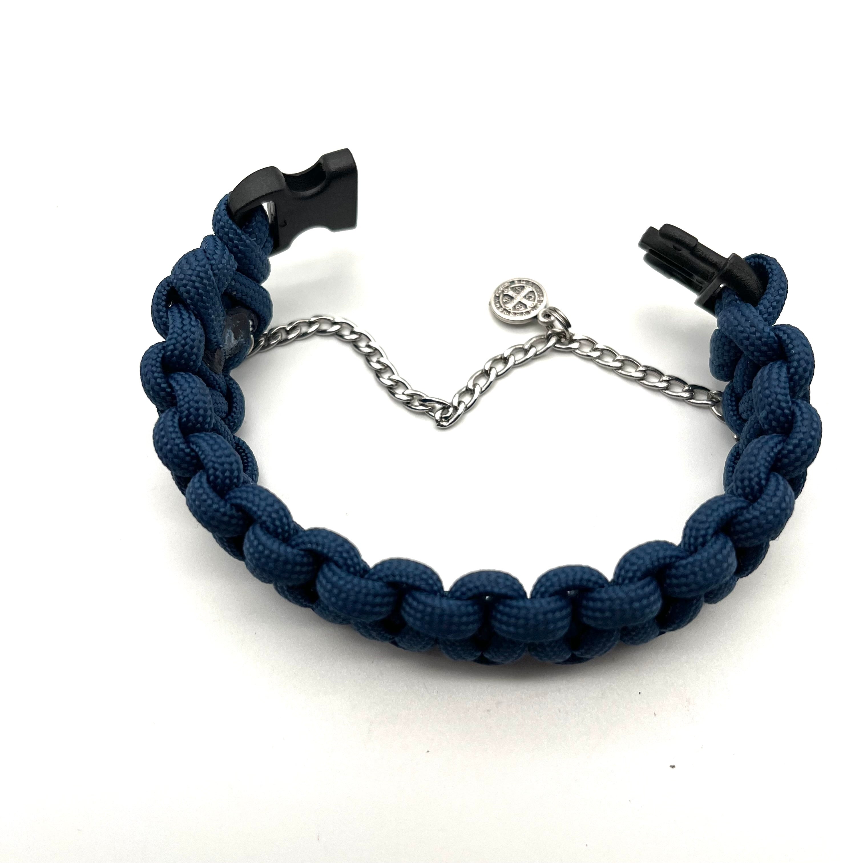 Bracciale con catenina annodato - Custodia Caeli