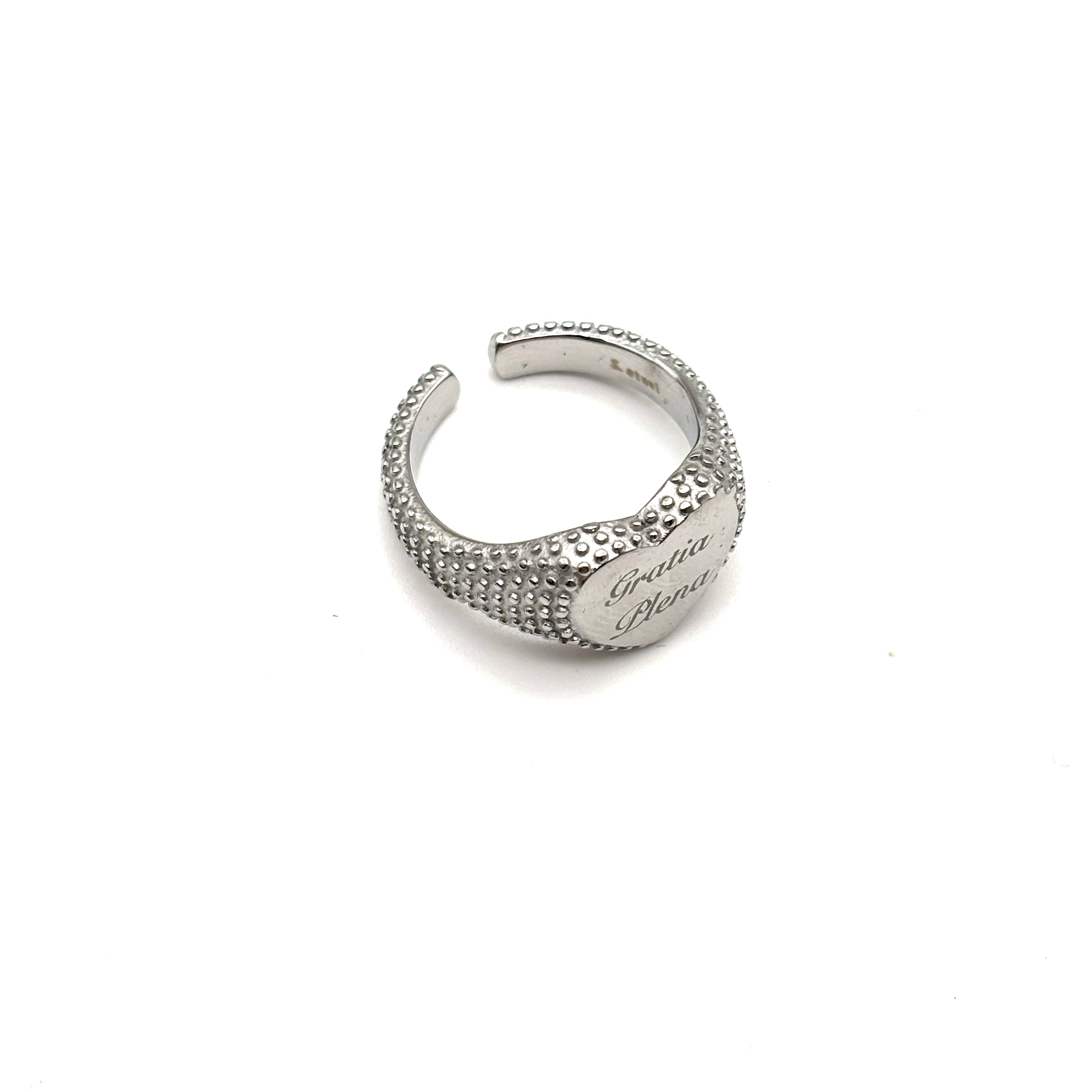 Anello Gratia Plena - argento