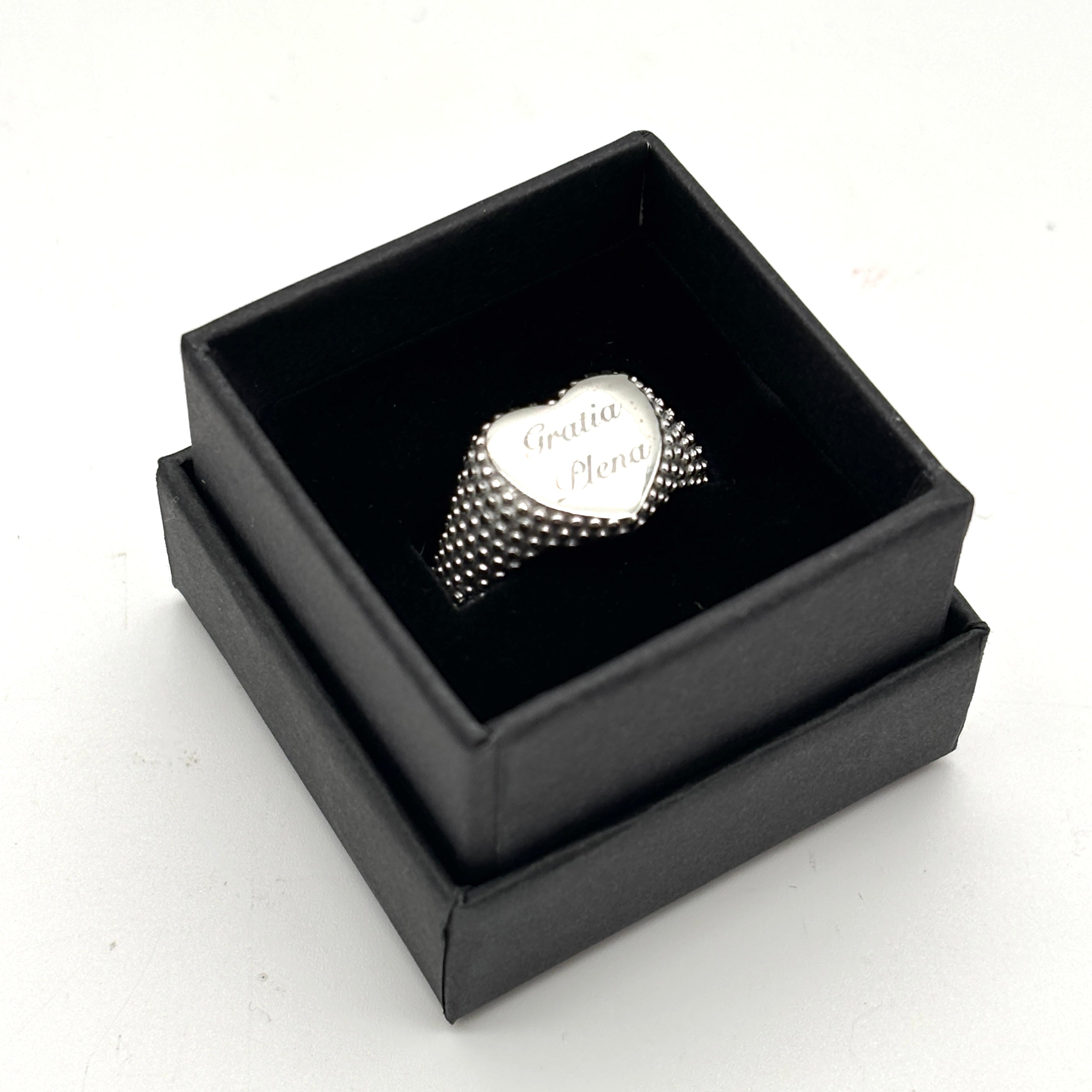 Anello Gratia Plena - argento