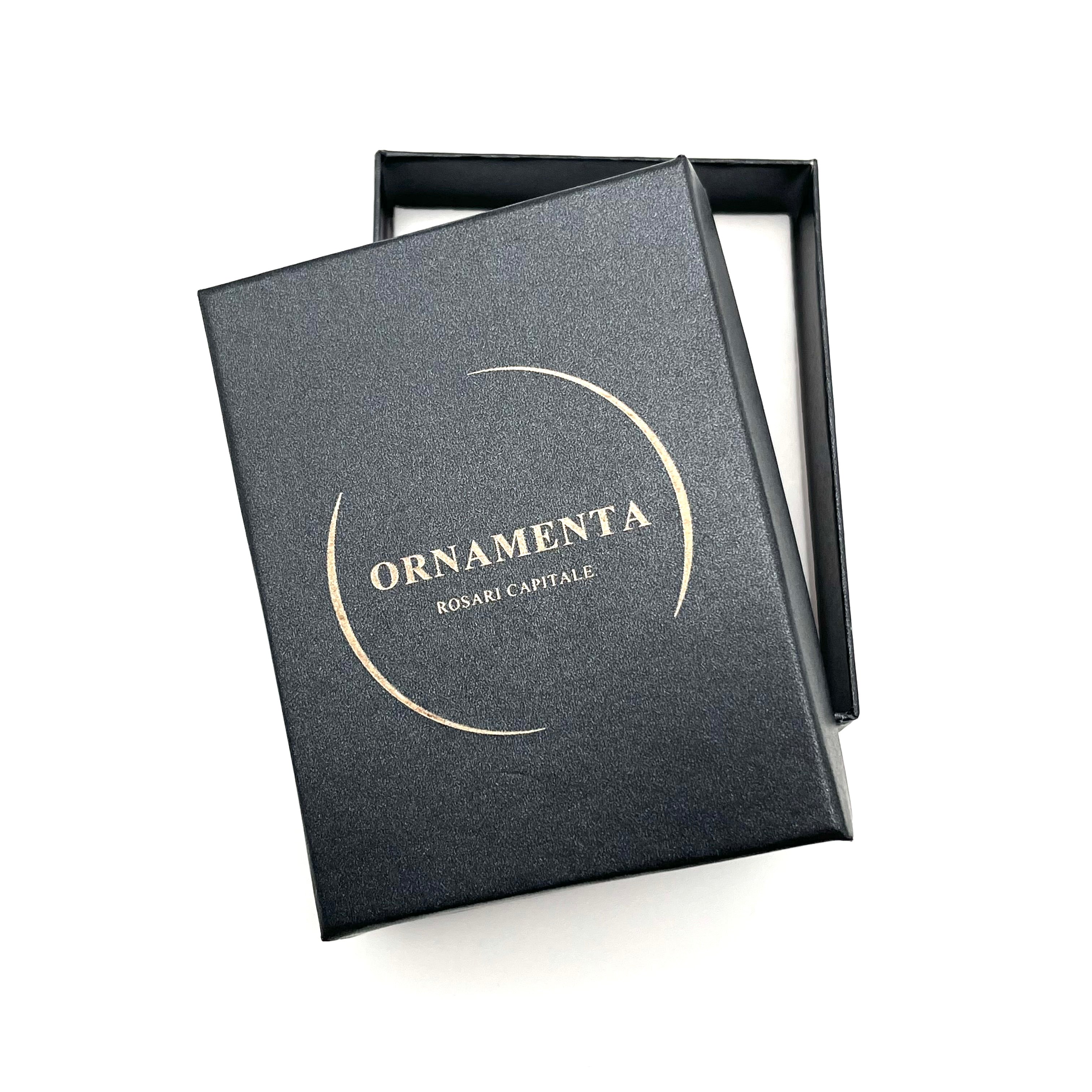 Orecchini Mini Croce Zirconi – Acciaio Inox Dorato