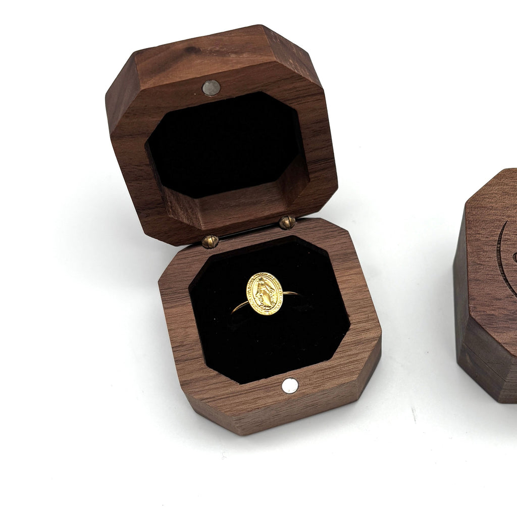 Anello Medaglia Miracolosa - oro