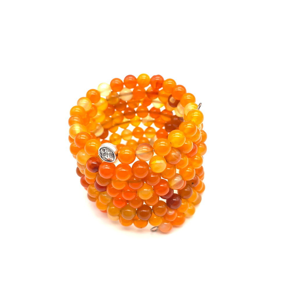 Bracciale armonico in corniola - Gaudium Ignitum