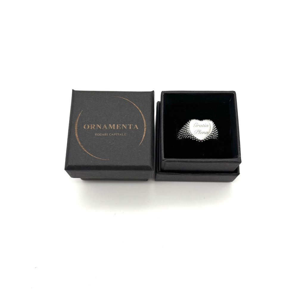 Anello Gratia Plena - argento