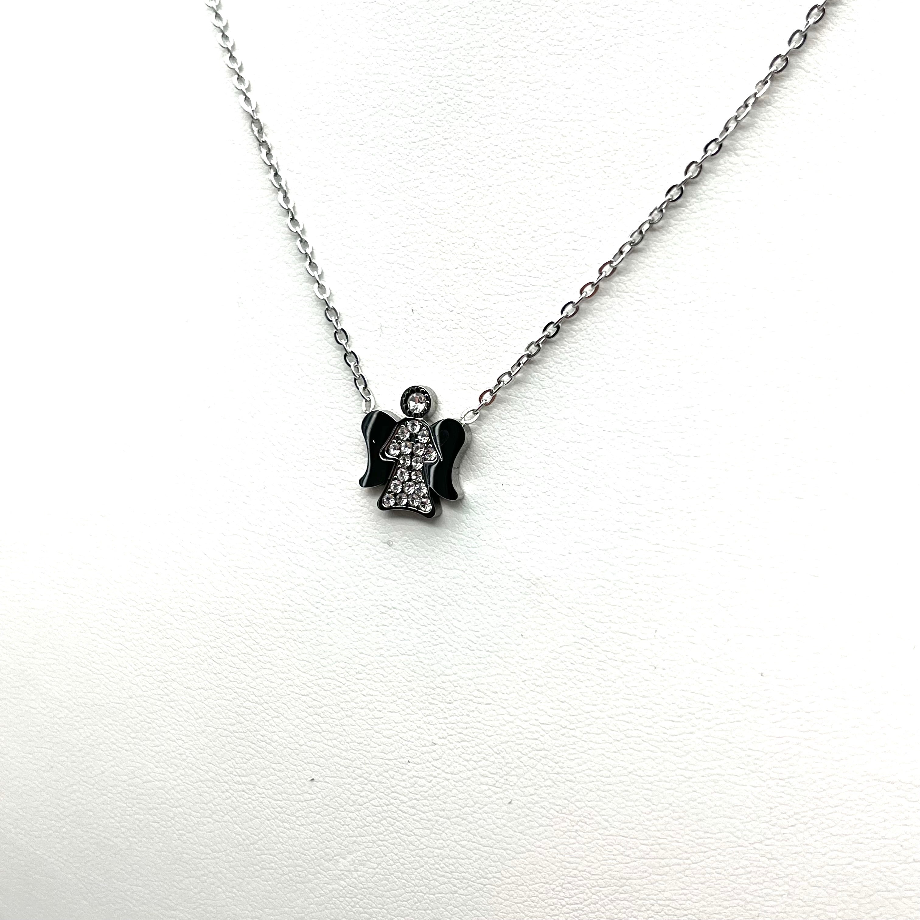 Collana Angelo custode silver – Acciaio inox