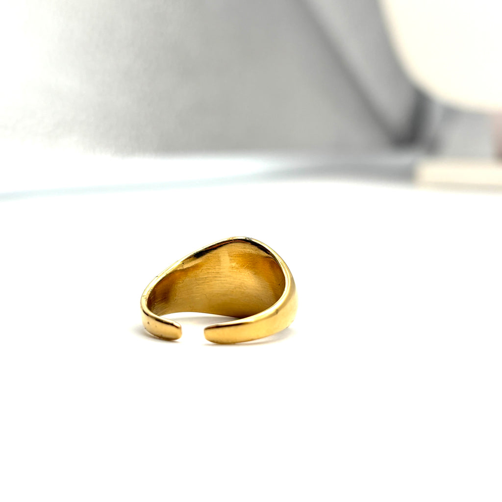 Anello Croce di Gerusalemme - dorato