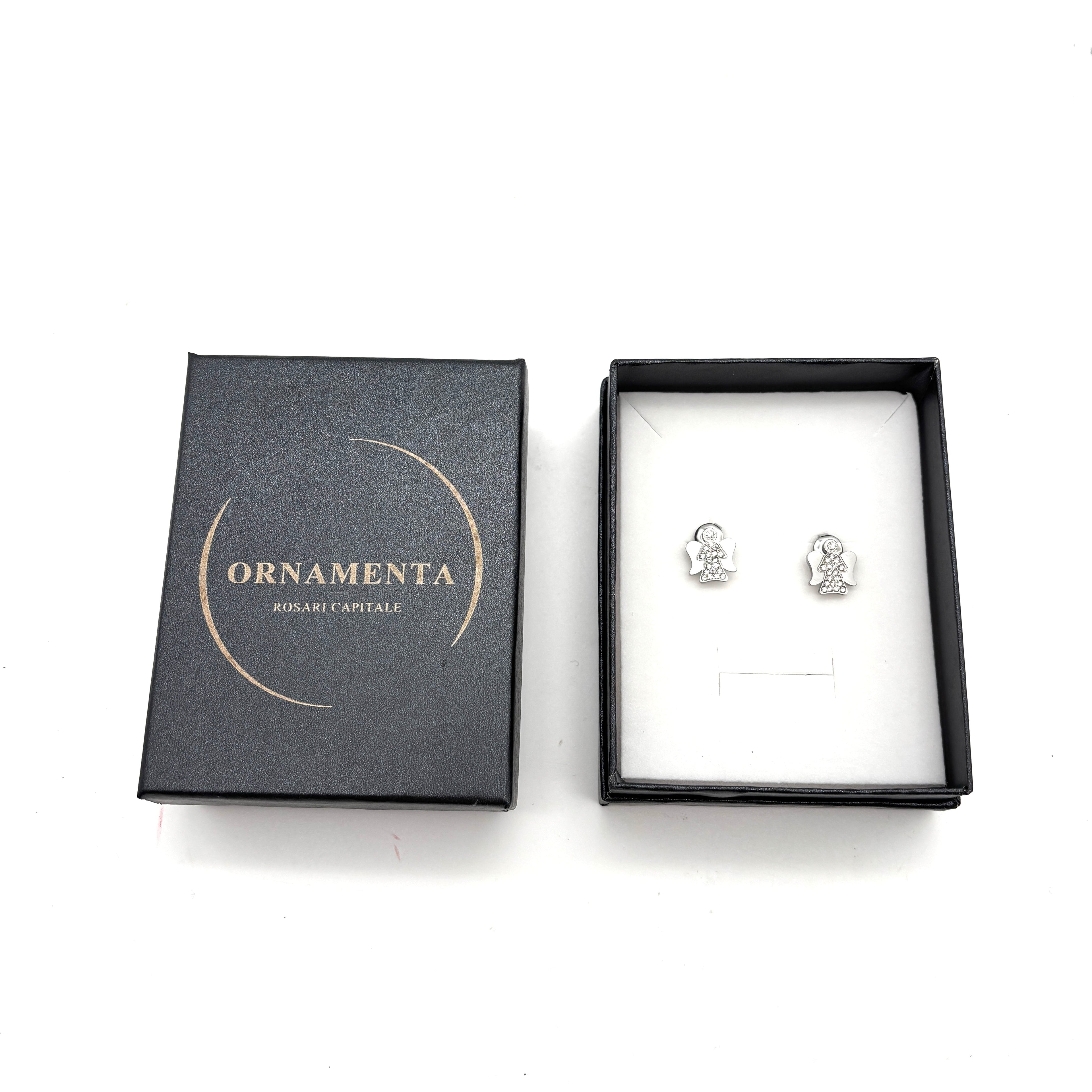 Orecchini a bottone Angioletto