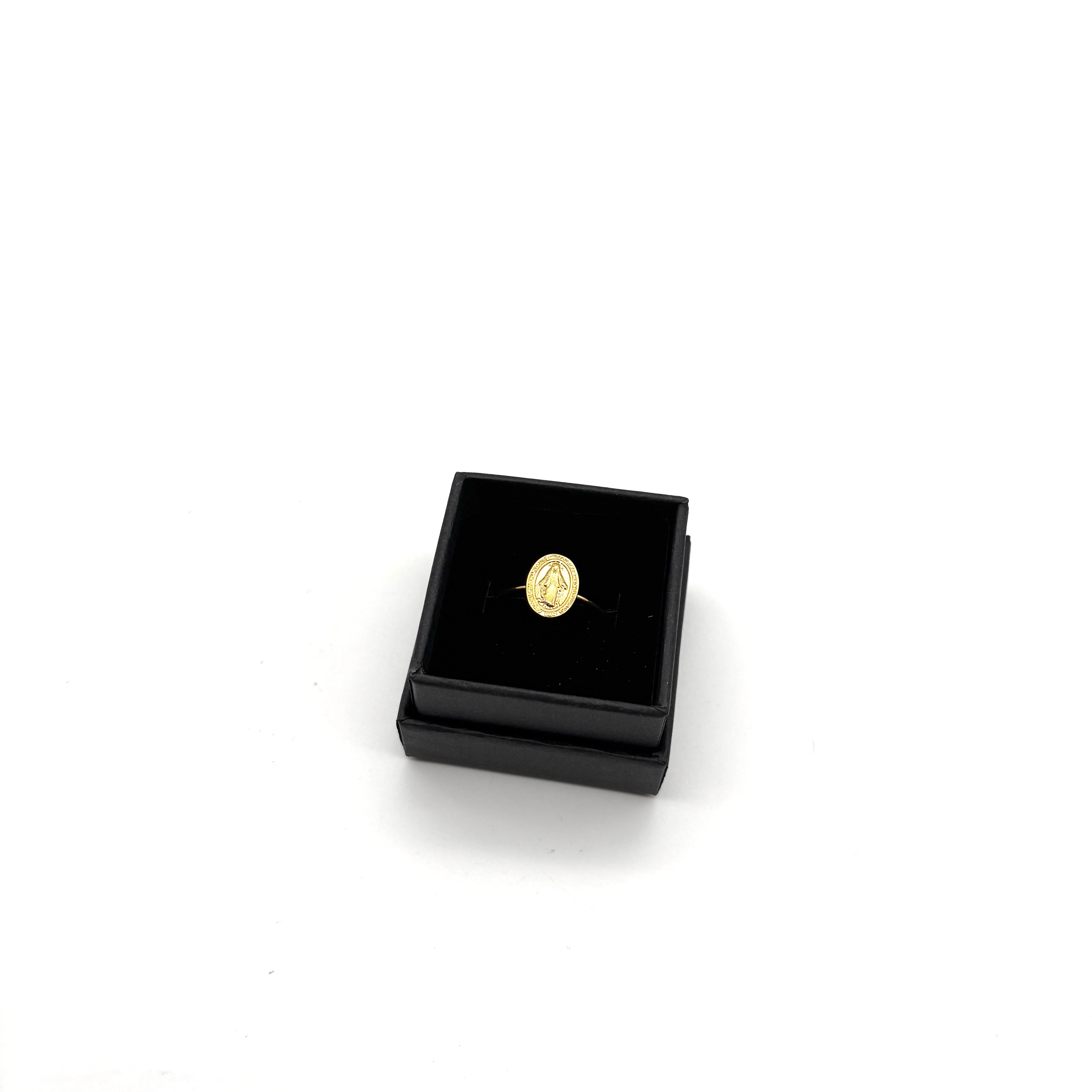 Anello Medaglia Miracolosa - oro