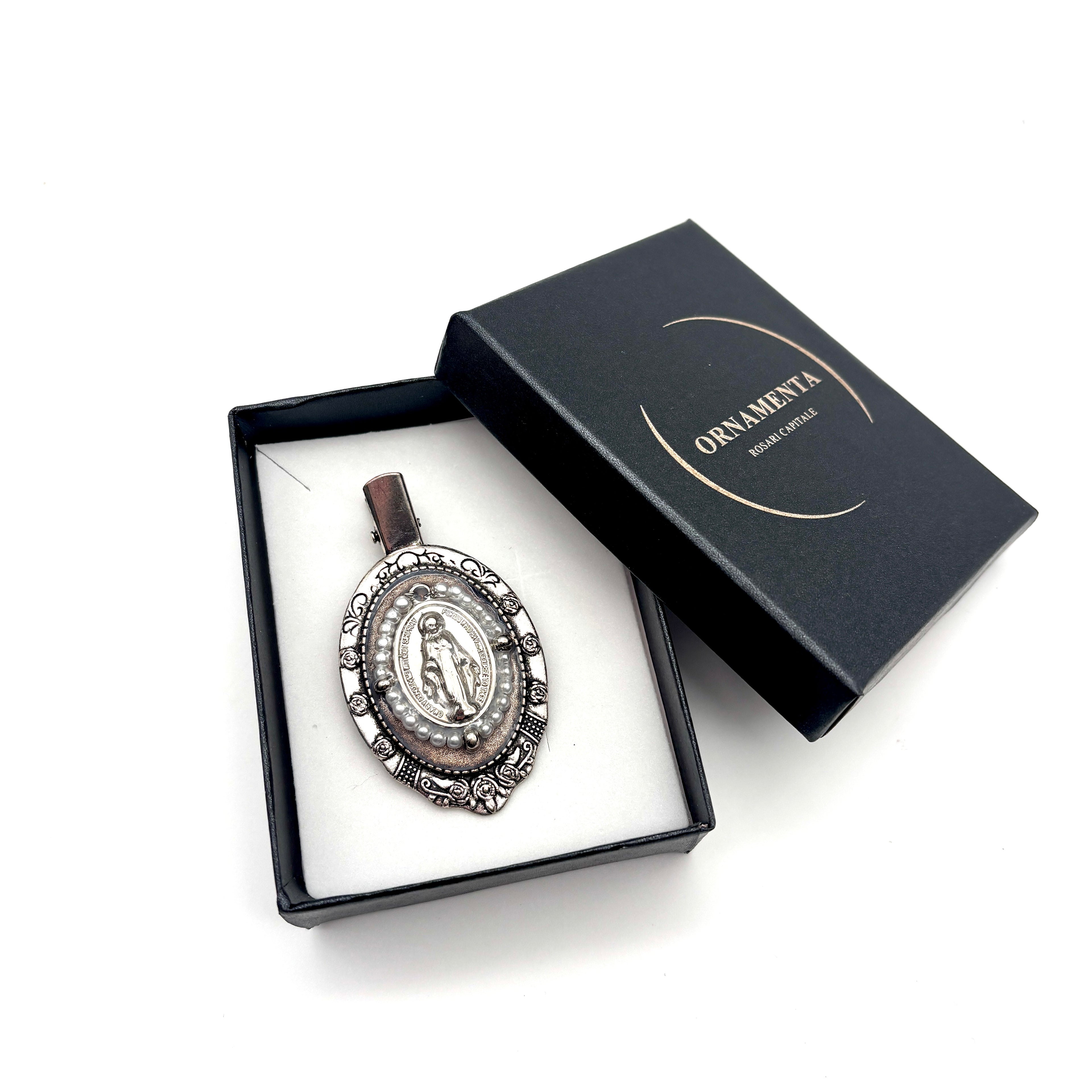 Spilla con perline Medaglia Miracolosa - Signum Gratiarum