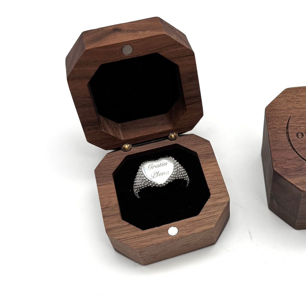 Anello Gratia Plena - argentato