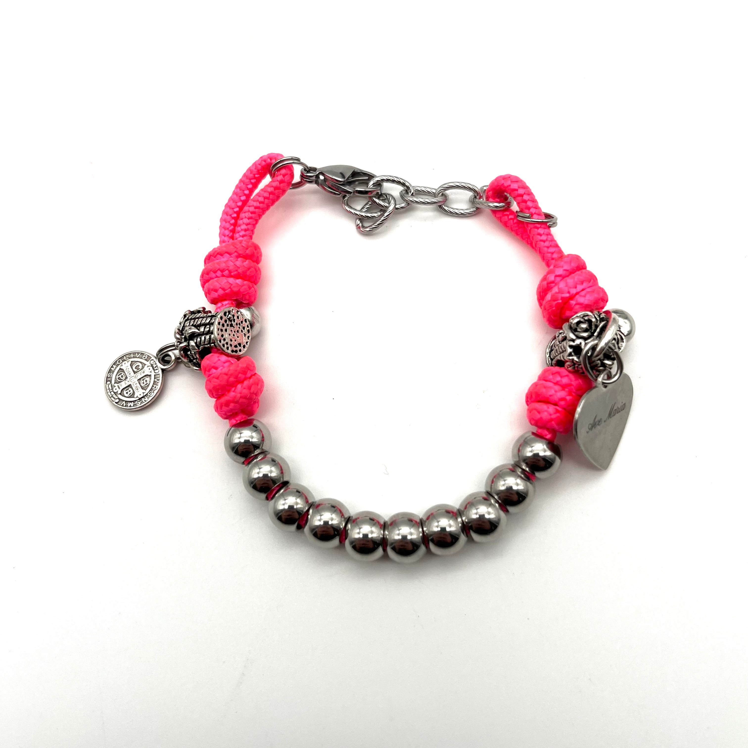 Bracciale in acciaio - Rosa Mariae