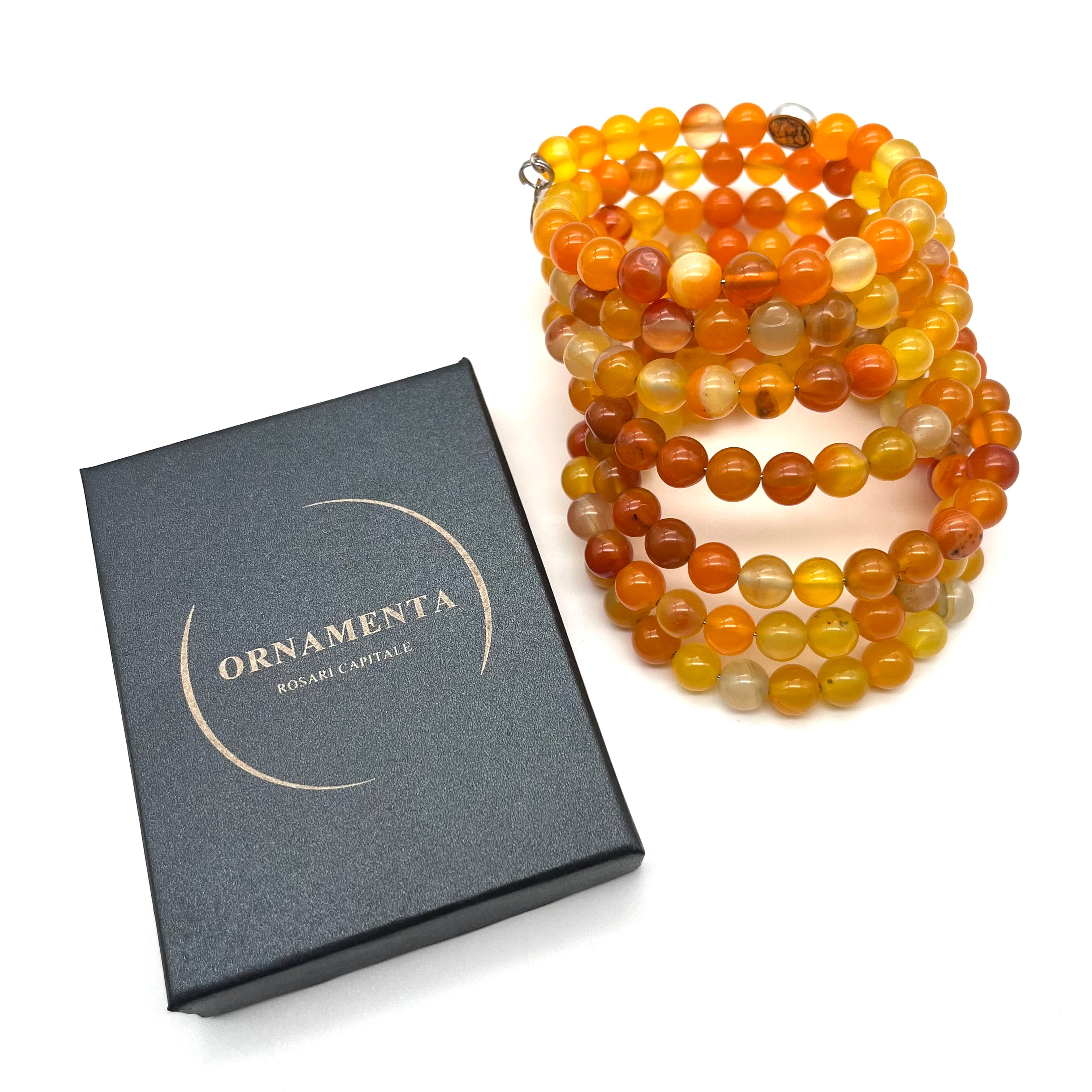 Bracciale armonico in corniola - Gaudium Ignitum