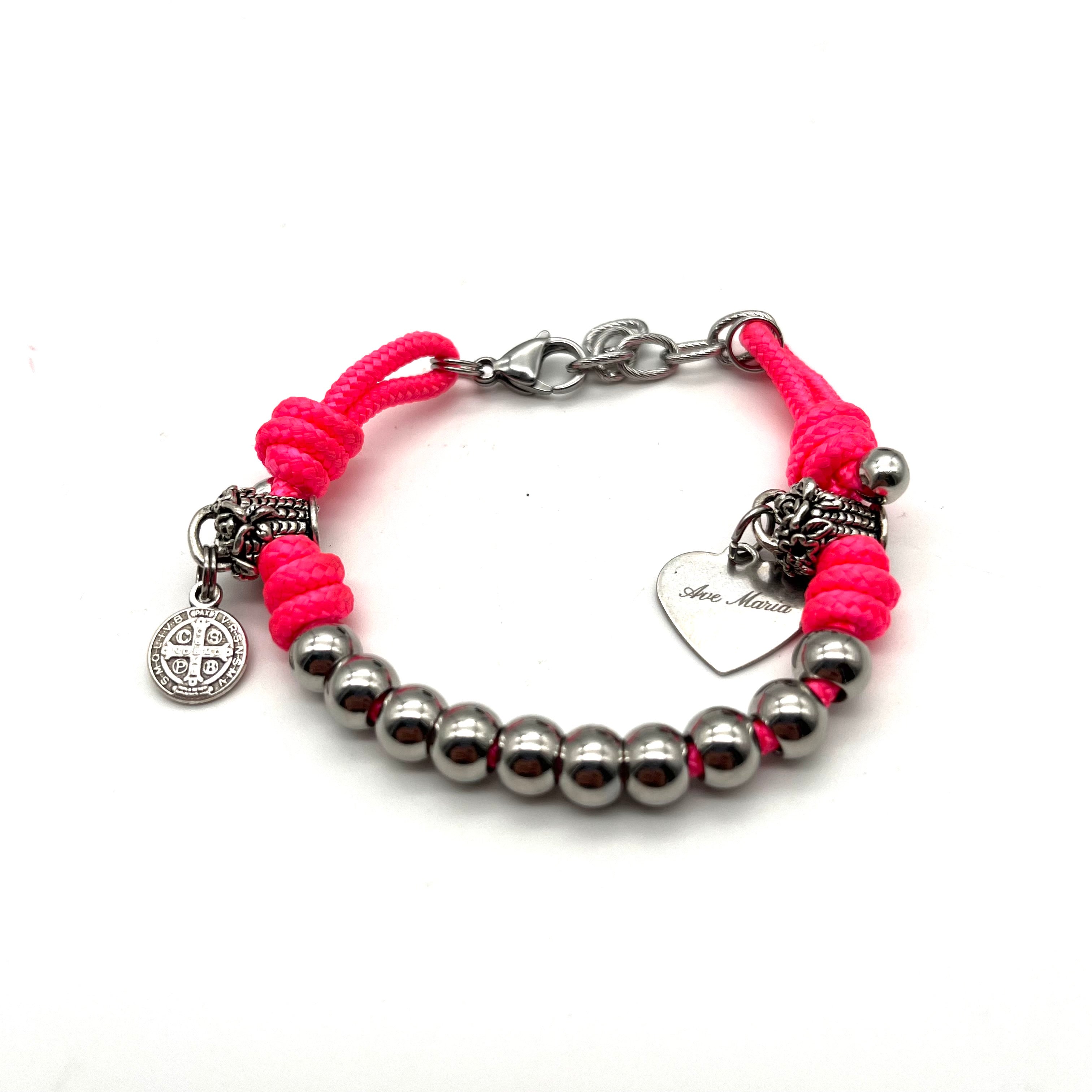 Bracciale in acciaio - Rosa Mariae