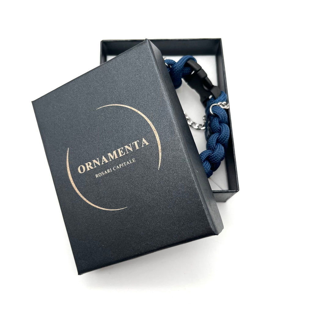 Bracciale con catenina annodato - Custodia Caeli