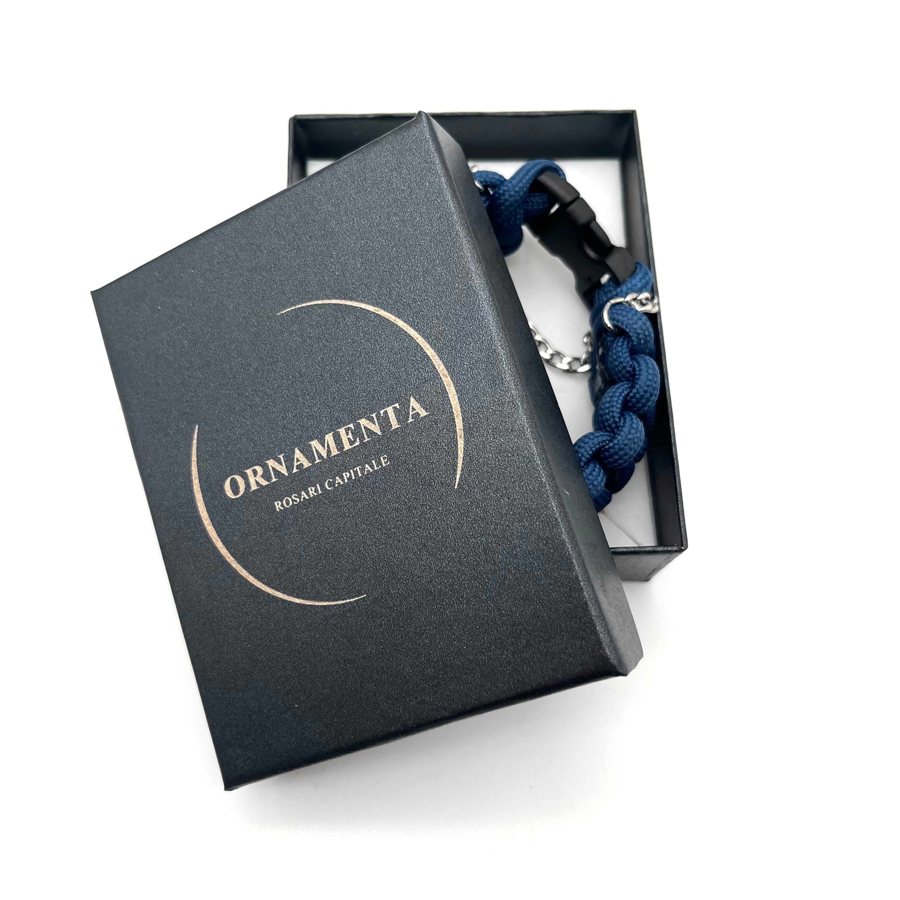 Bracciale con catenina annodato - Custodia Caeli