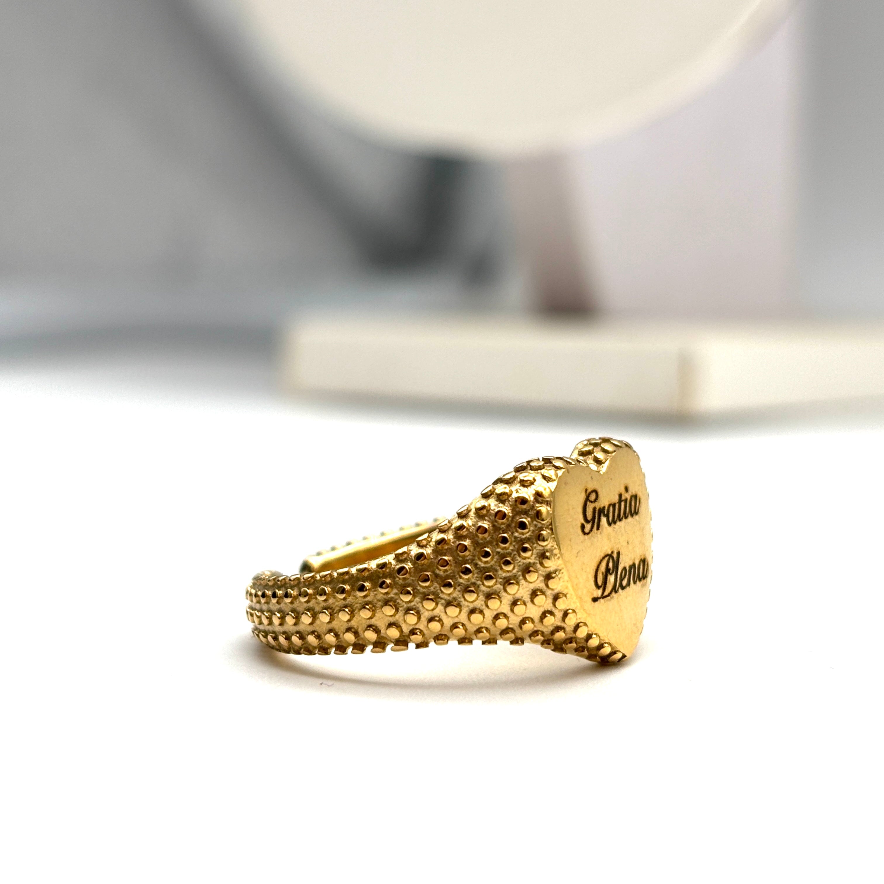 Anello Gratia Plena - oro