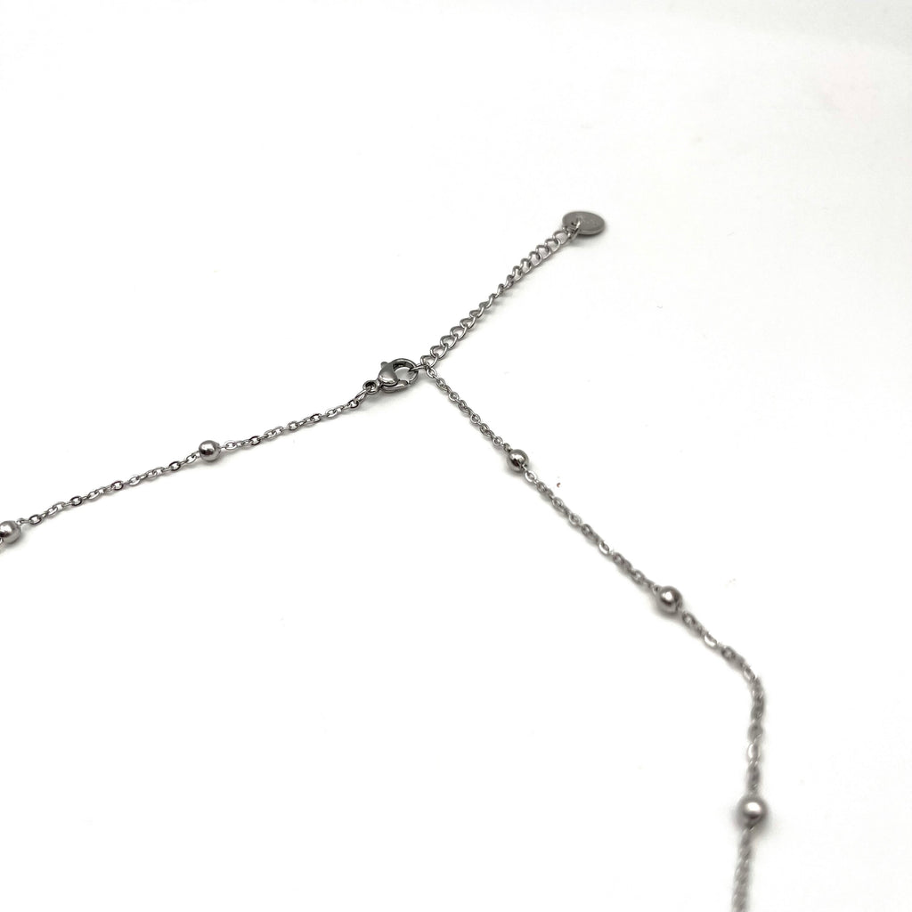 Collana cuore angelo – azzurro