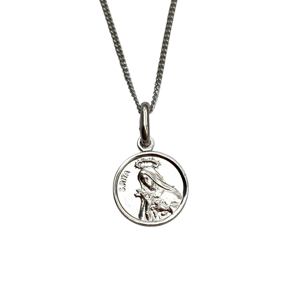 Collana con ciondolo in Argento 925 - Santa Rita
