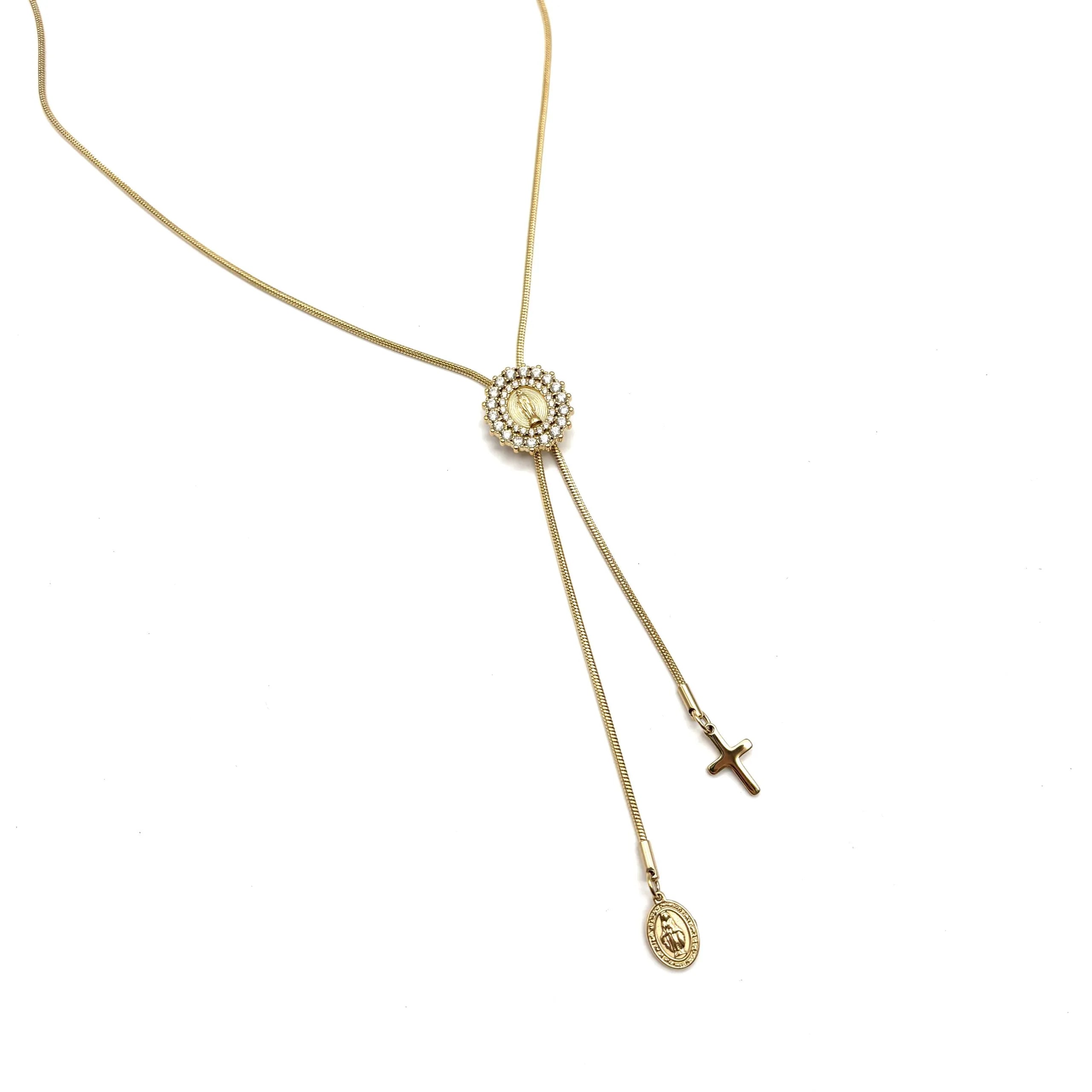 Collana Scorrevole Medaglia Miracolosa – Gold