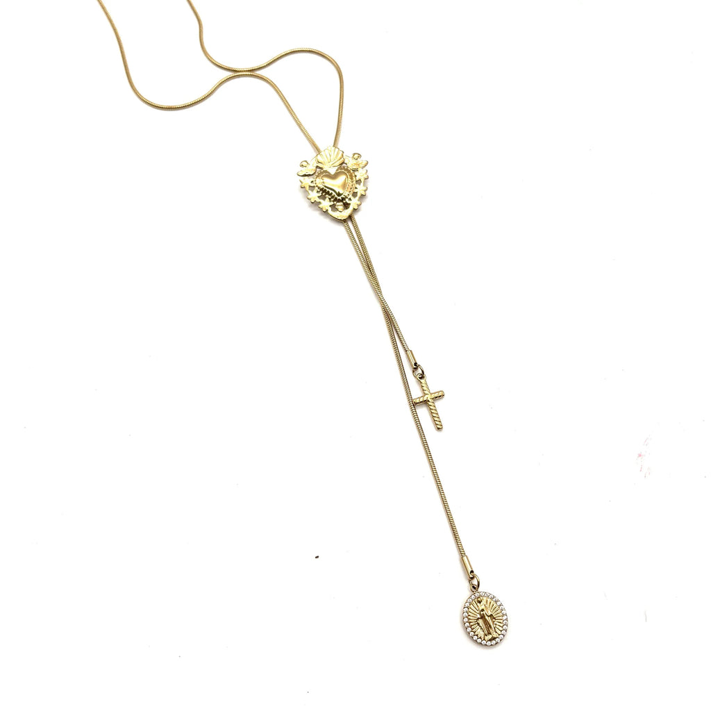 Collana Scorrevole Sacro Cuore – Gold