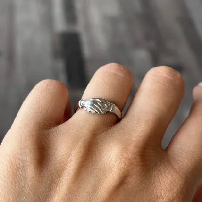 Anello Mani Di Santa Rita Argento925