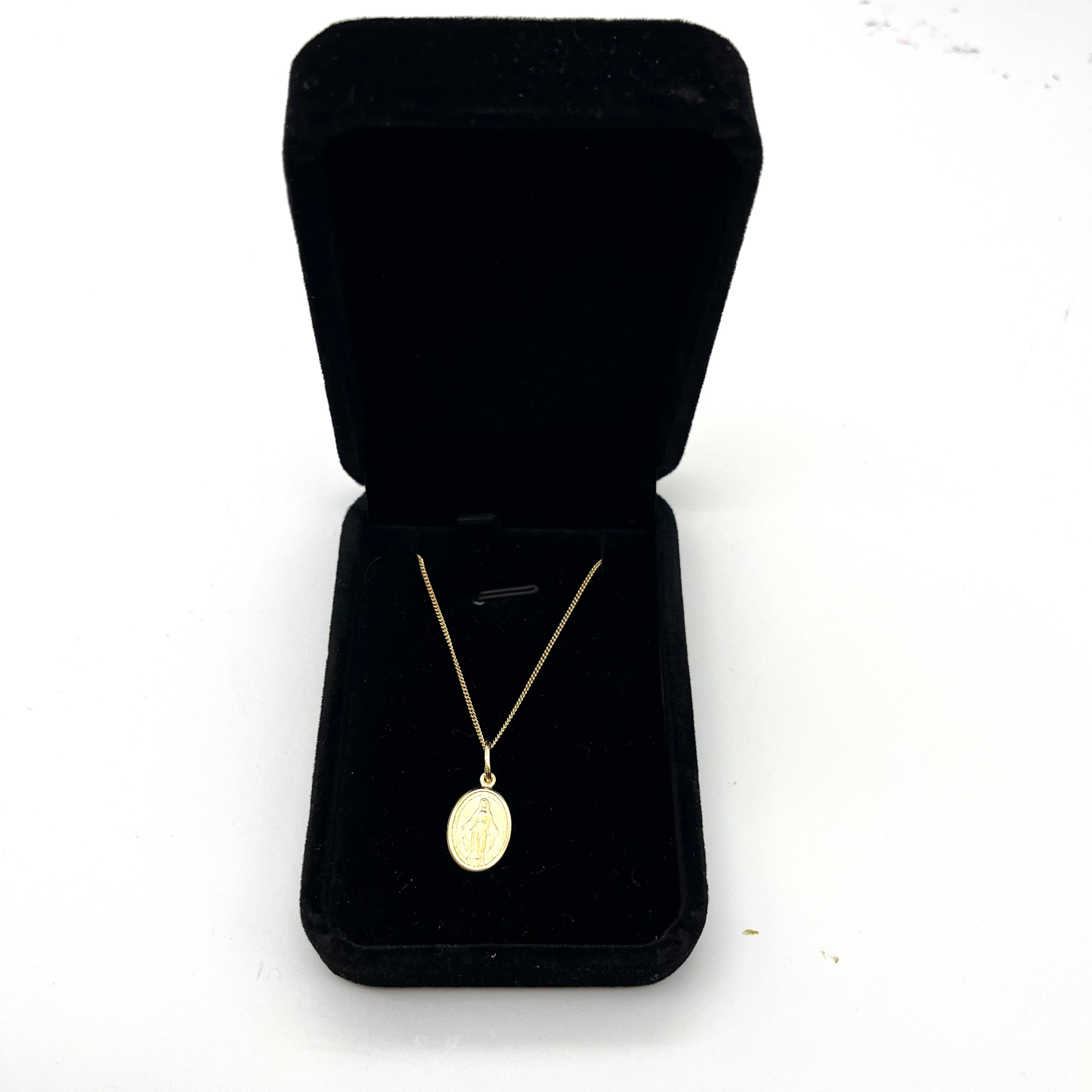 Collana Medaglia Miracolosa - Argento 925 galvanica Oro