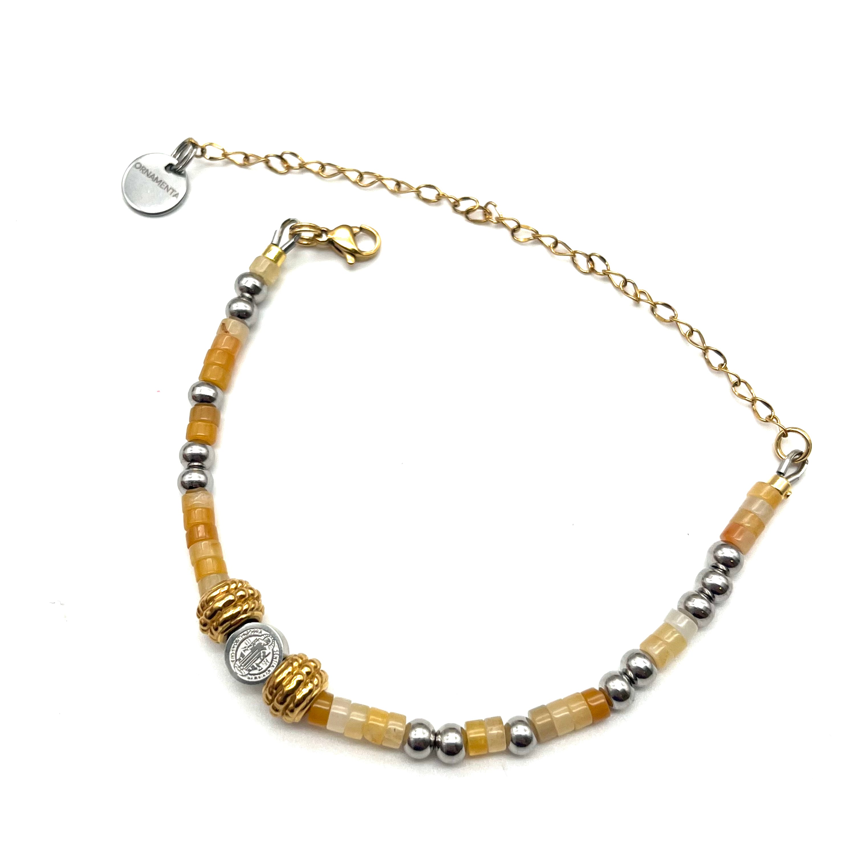 Bracciale in Corniola – Fortis in Fide
