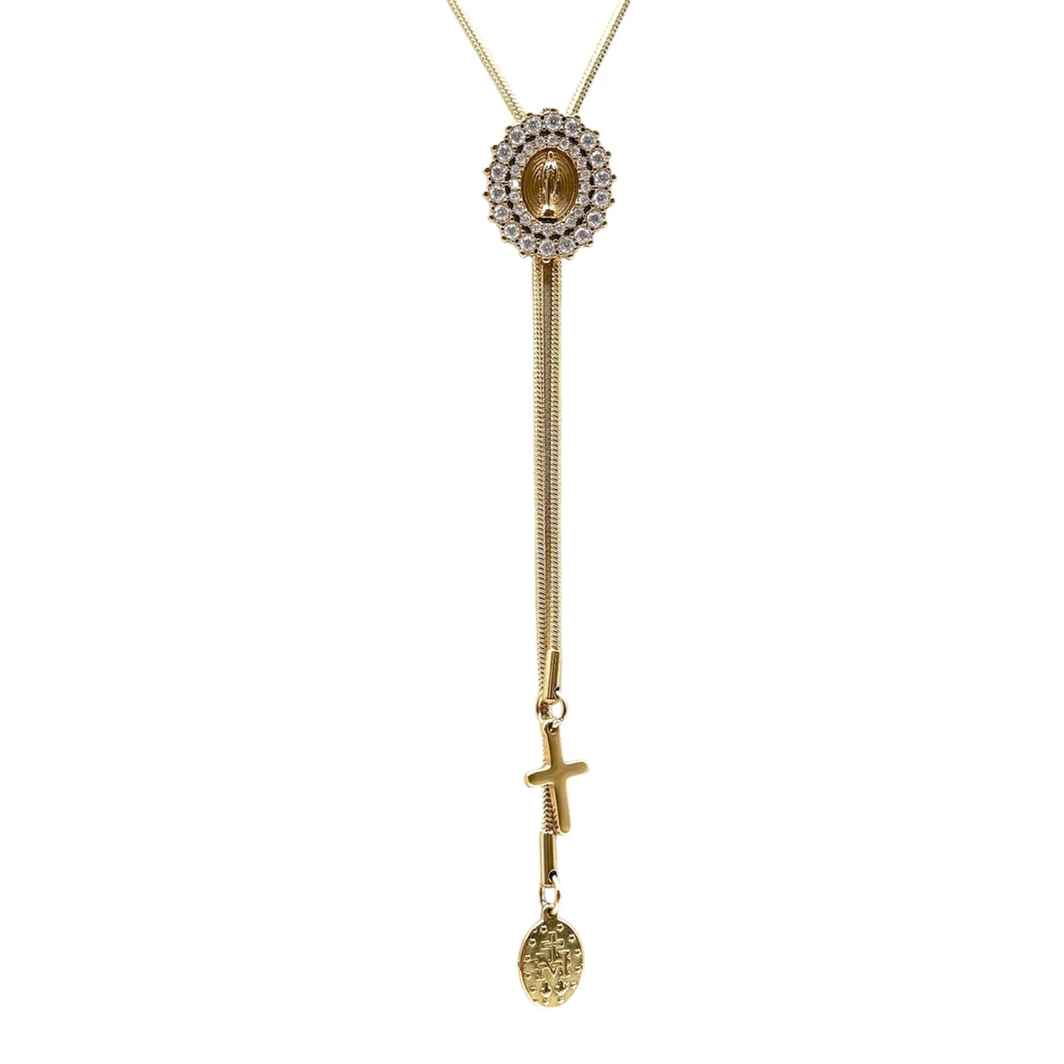 Collana Scorrevole Medaglia Miracolosa – Gold