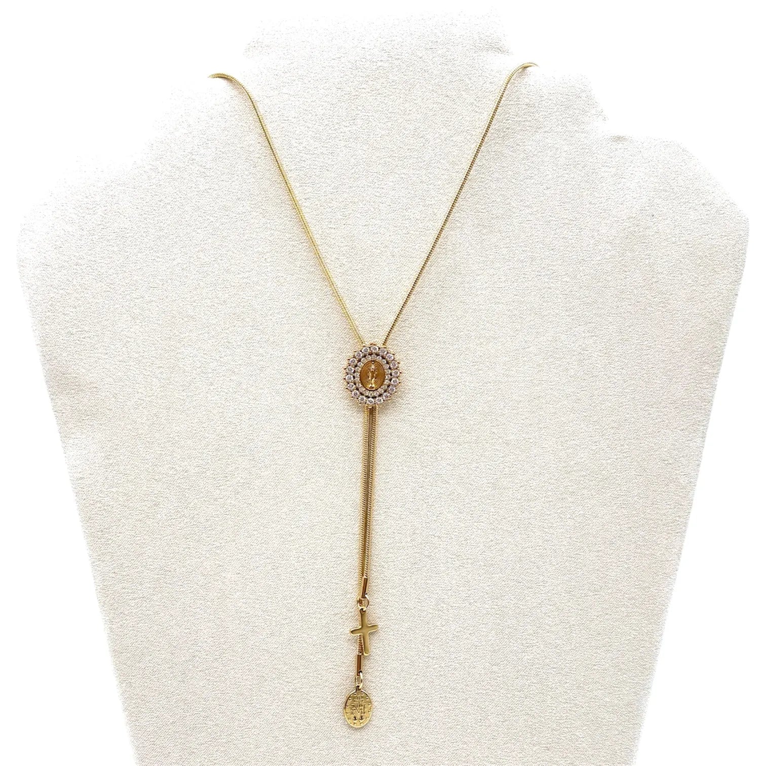 Collana Scorrevole Medaglia Miracolosa – Gold