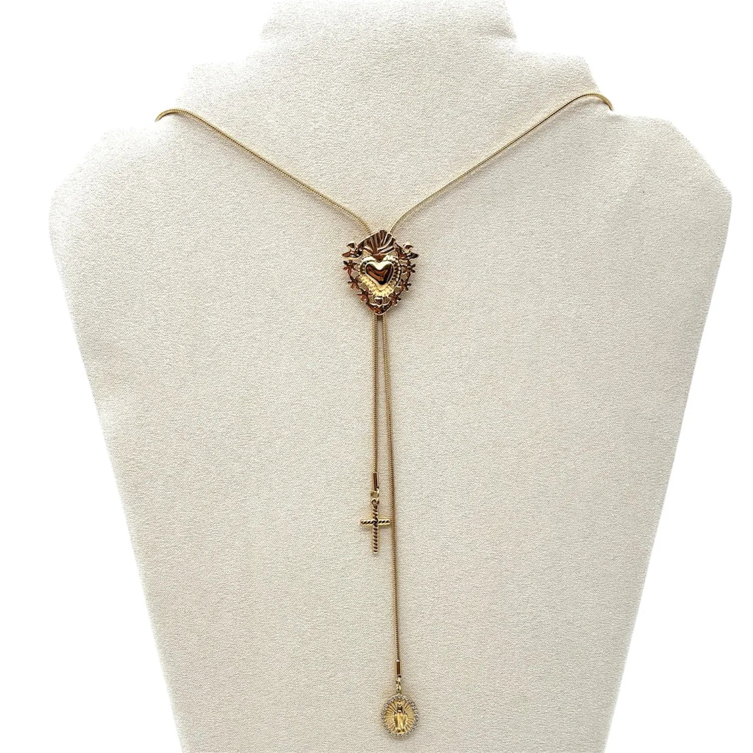 Collana Scorrevole Sacro Cuore – Gold